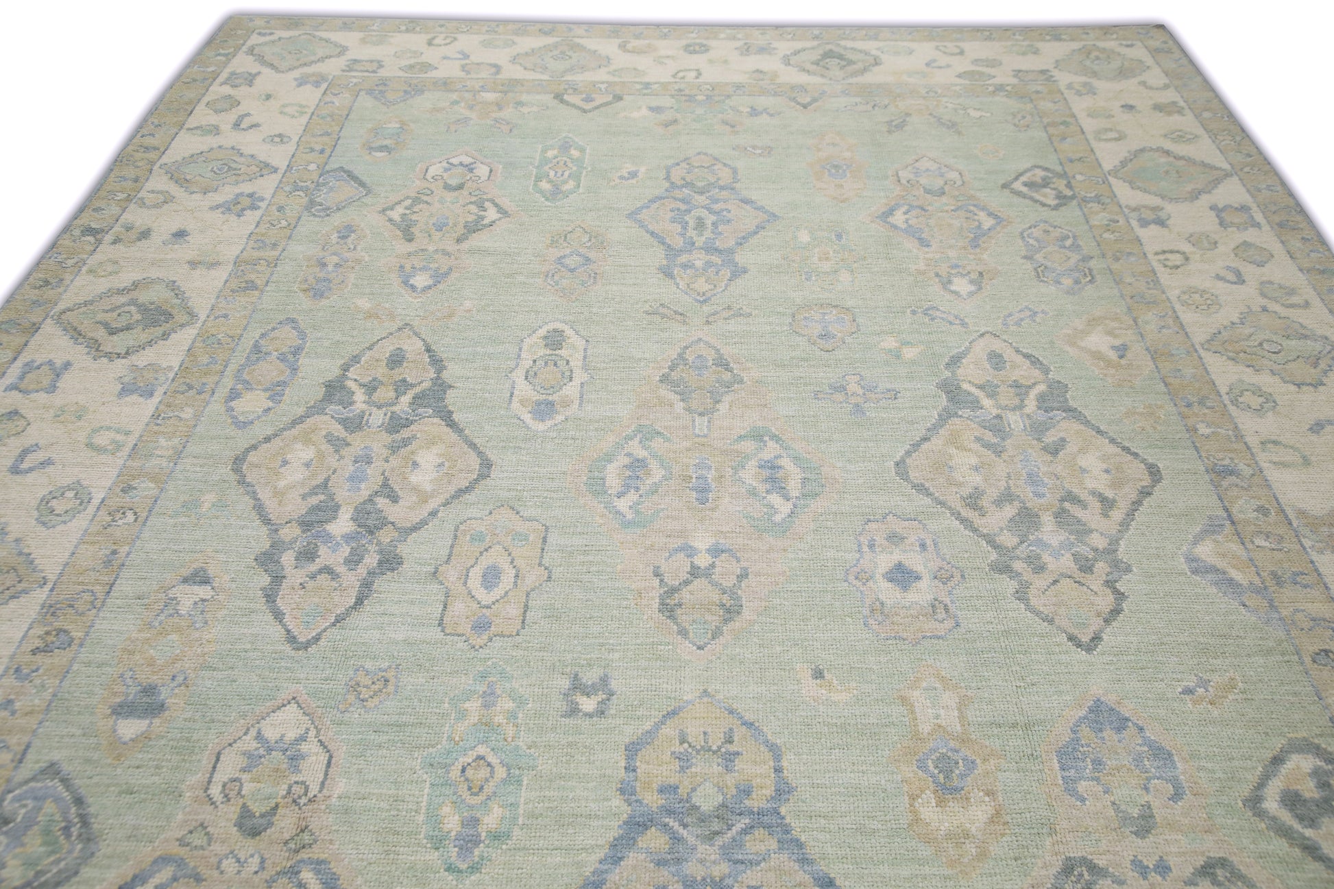 Turkish Oushak Rug 8'7" x 11'10" #11316