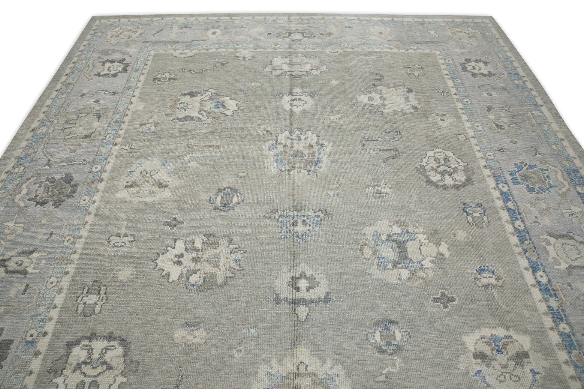 Turkish Oushak Rug 8'10" x 11'10" #7857