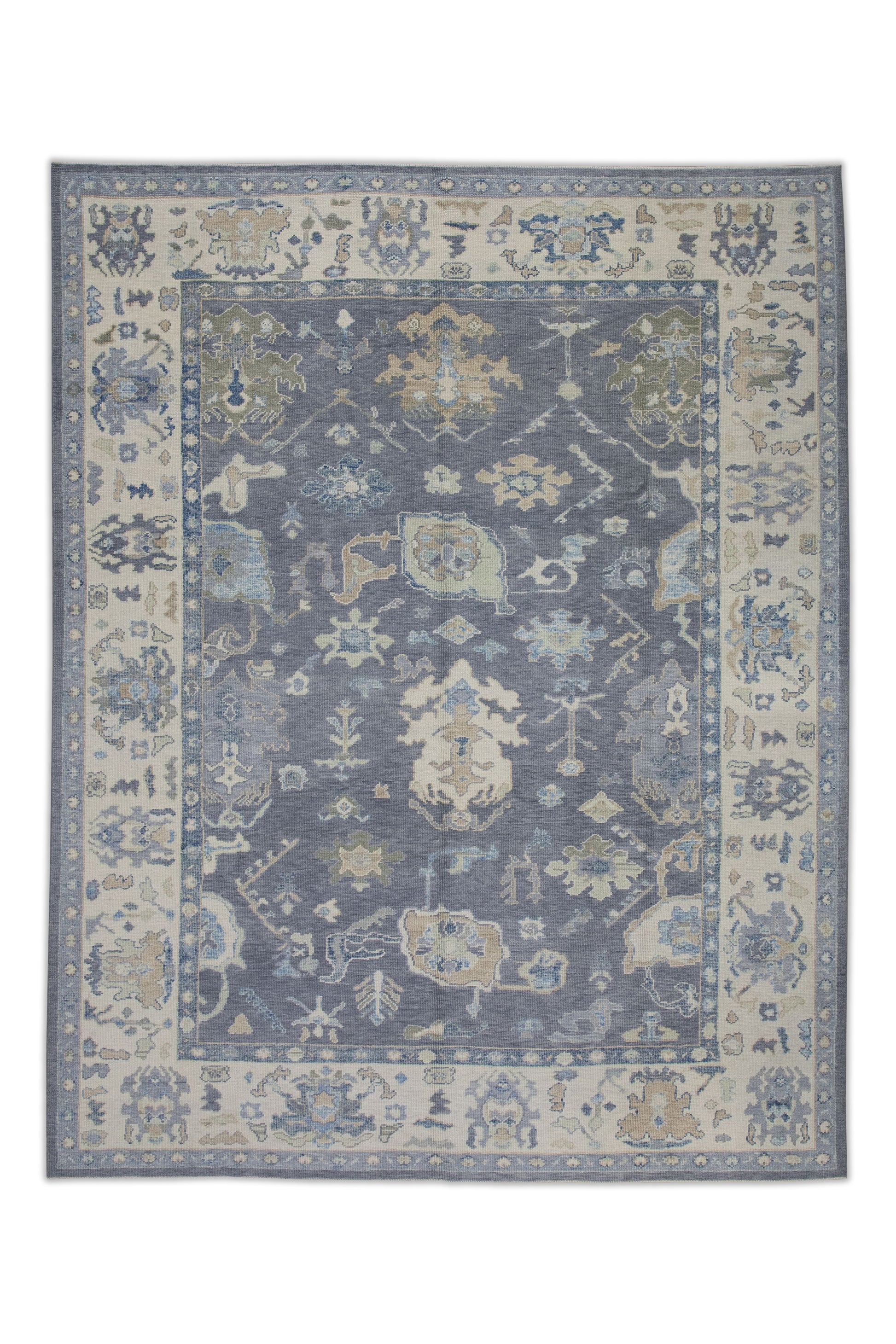 Turkish Oushak Rug 8'9" x 11'5" #7982
