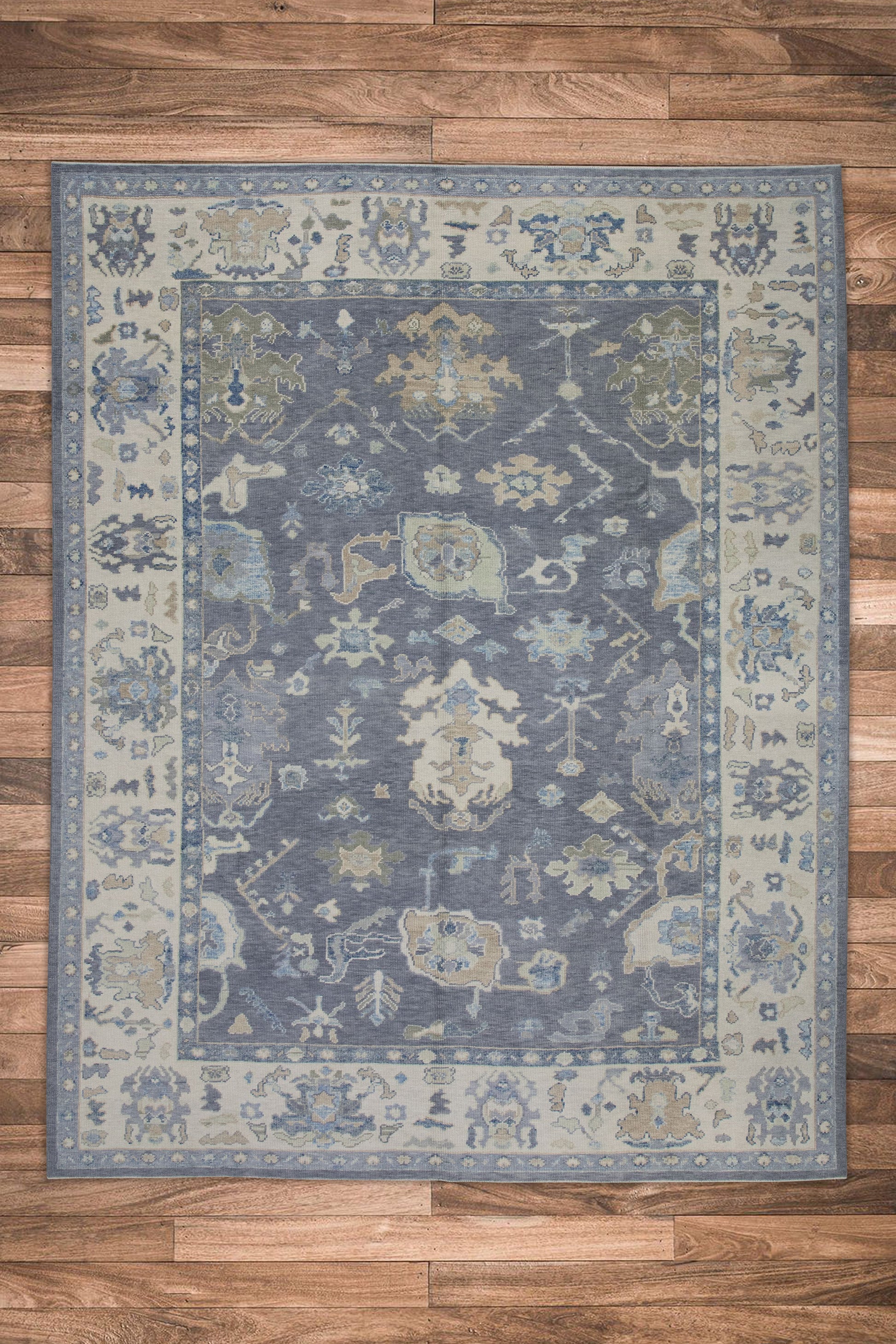 Turkish Oushak Rug 8'9" x 11'5" #7982
