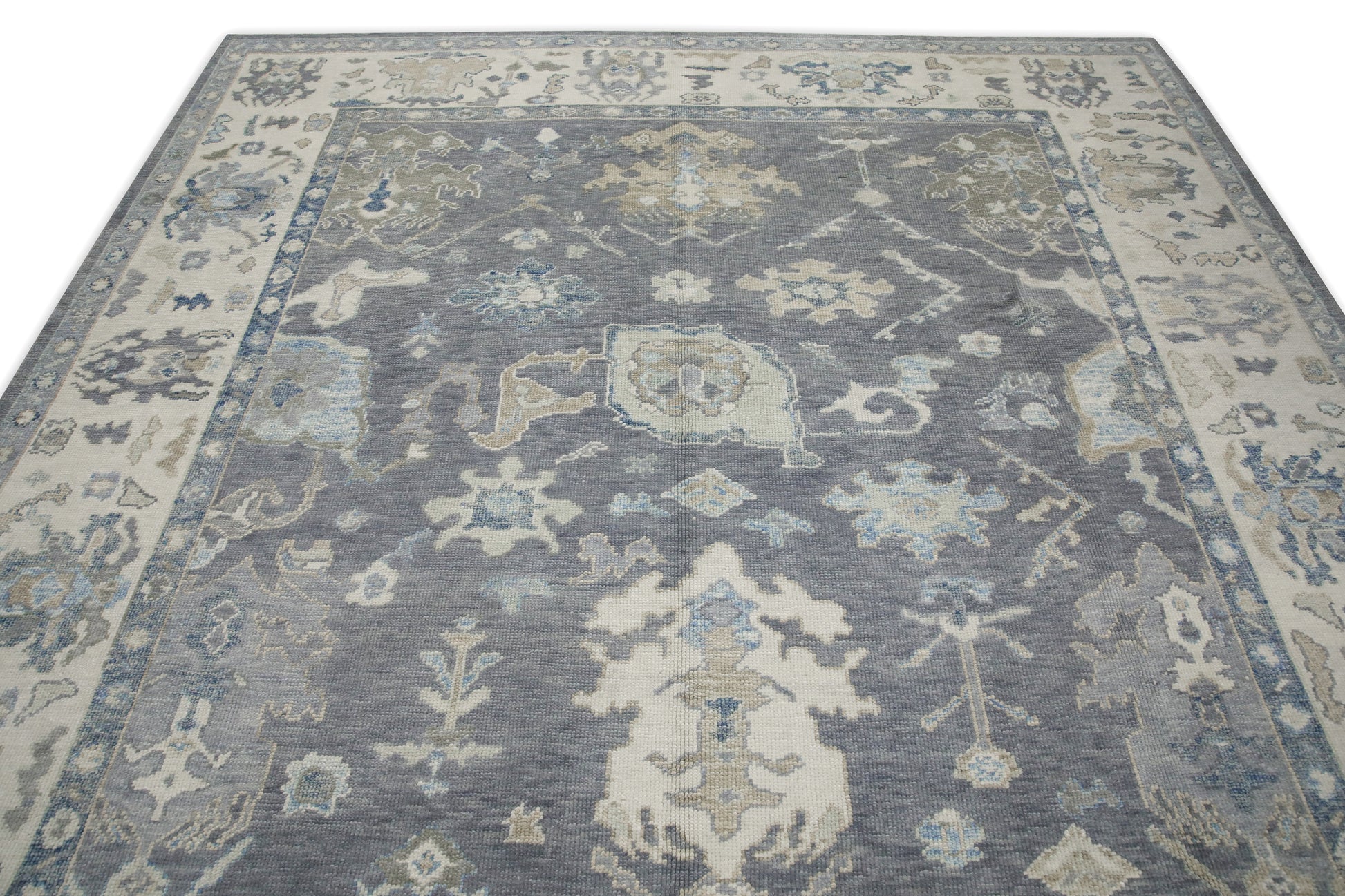 Turkish Oushak Rug 8'9" x 11'5" #7982