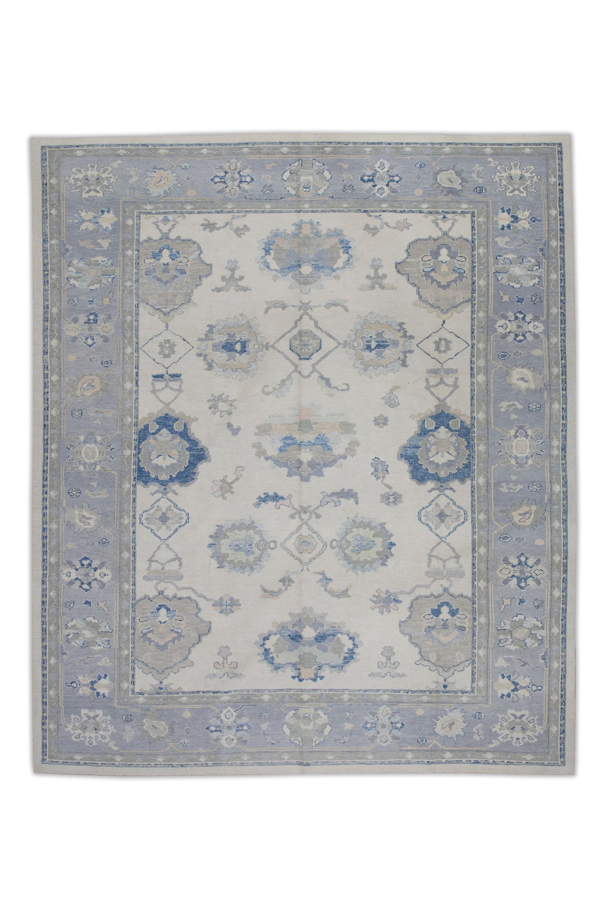 Turkish Oushak Rug 9'4" x 11'7" #7535