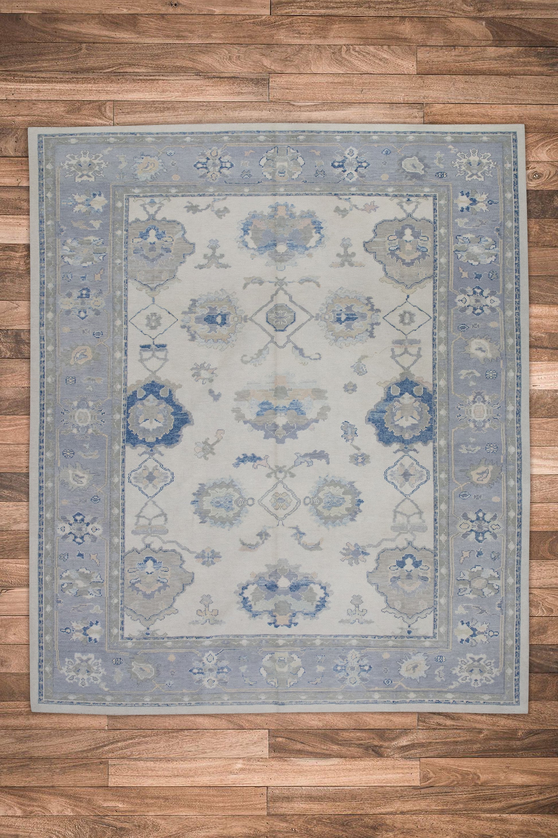 Turkish Oushak Rug 9'4" x 11'7" #7535