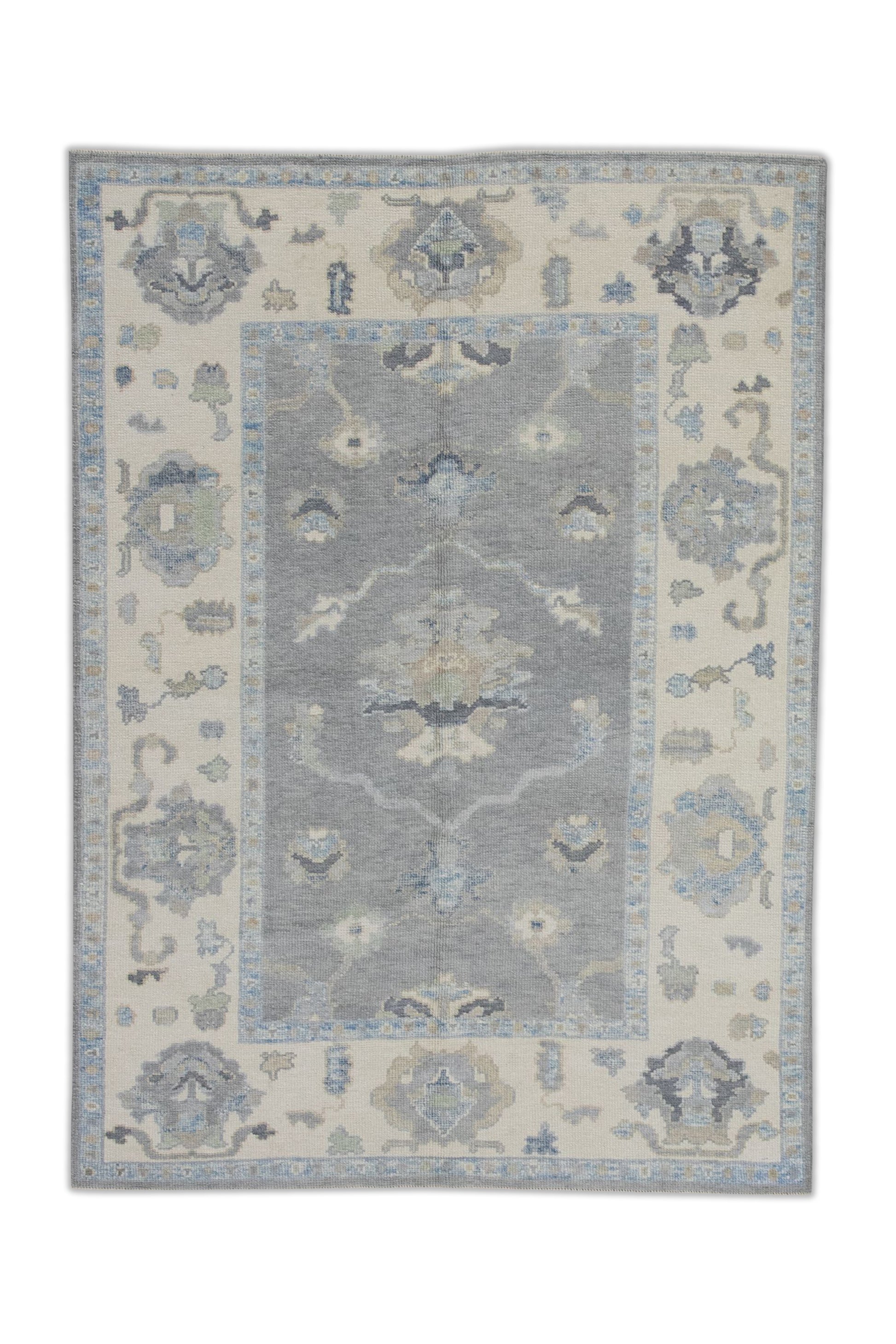Turkish Oushak Rug 4'9" x 6'5" #7901