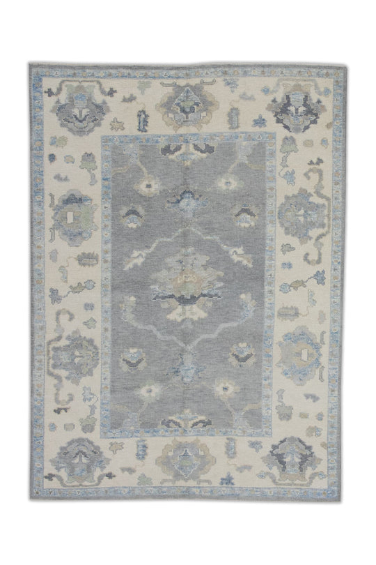 #7901 Turkish Oushak 4'9" x 6'5"