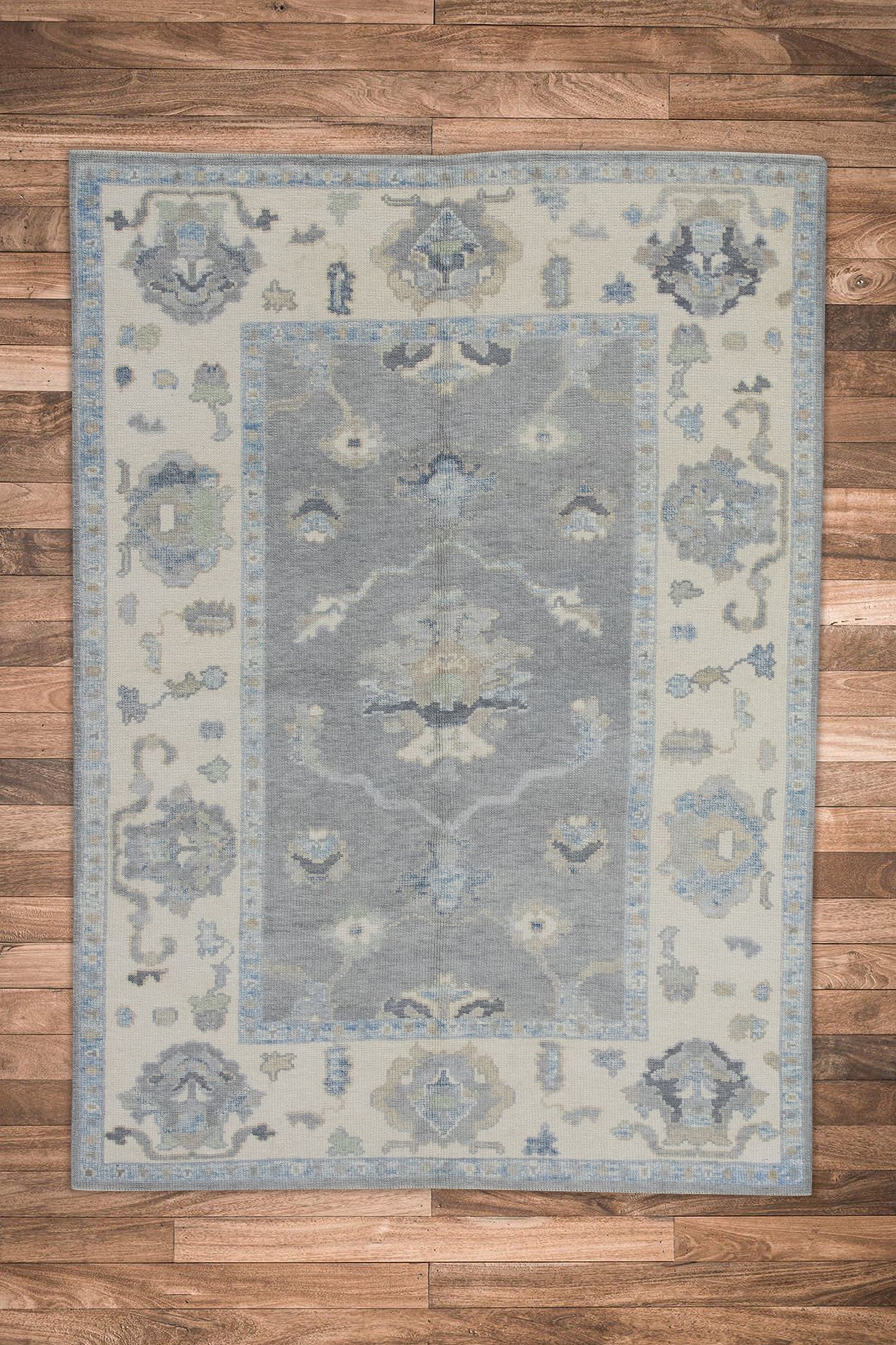 Turkish Oushak Rug 4'9" x 6'5" #7901