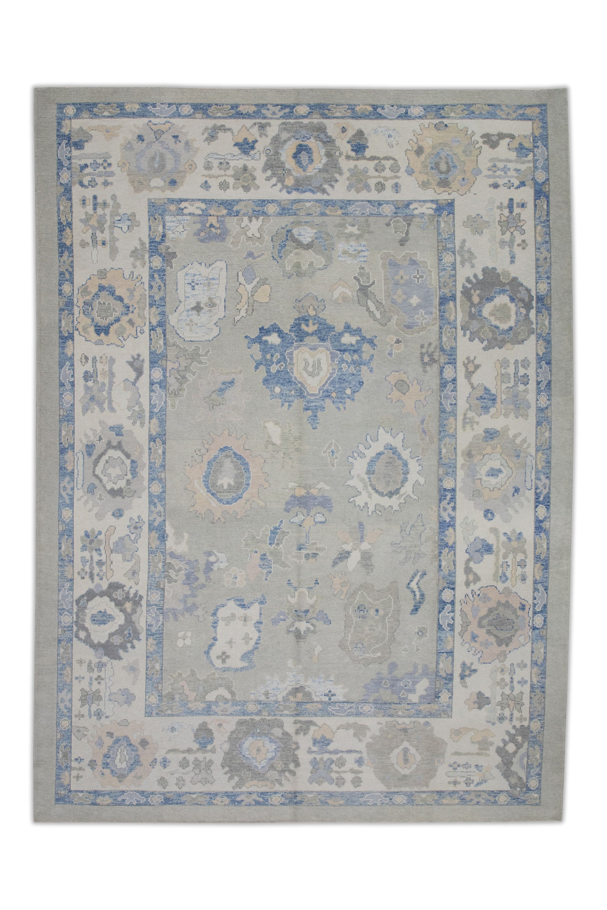 Turkish Oushak Rug 9' x 12'3" #7909