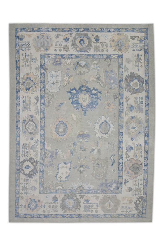 #7909 Turkish Oushak 9' x 12'3"