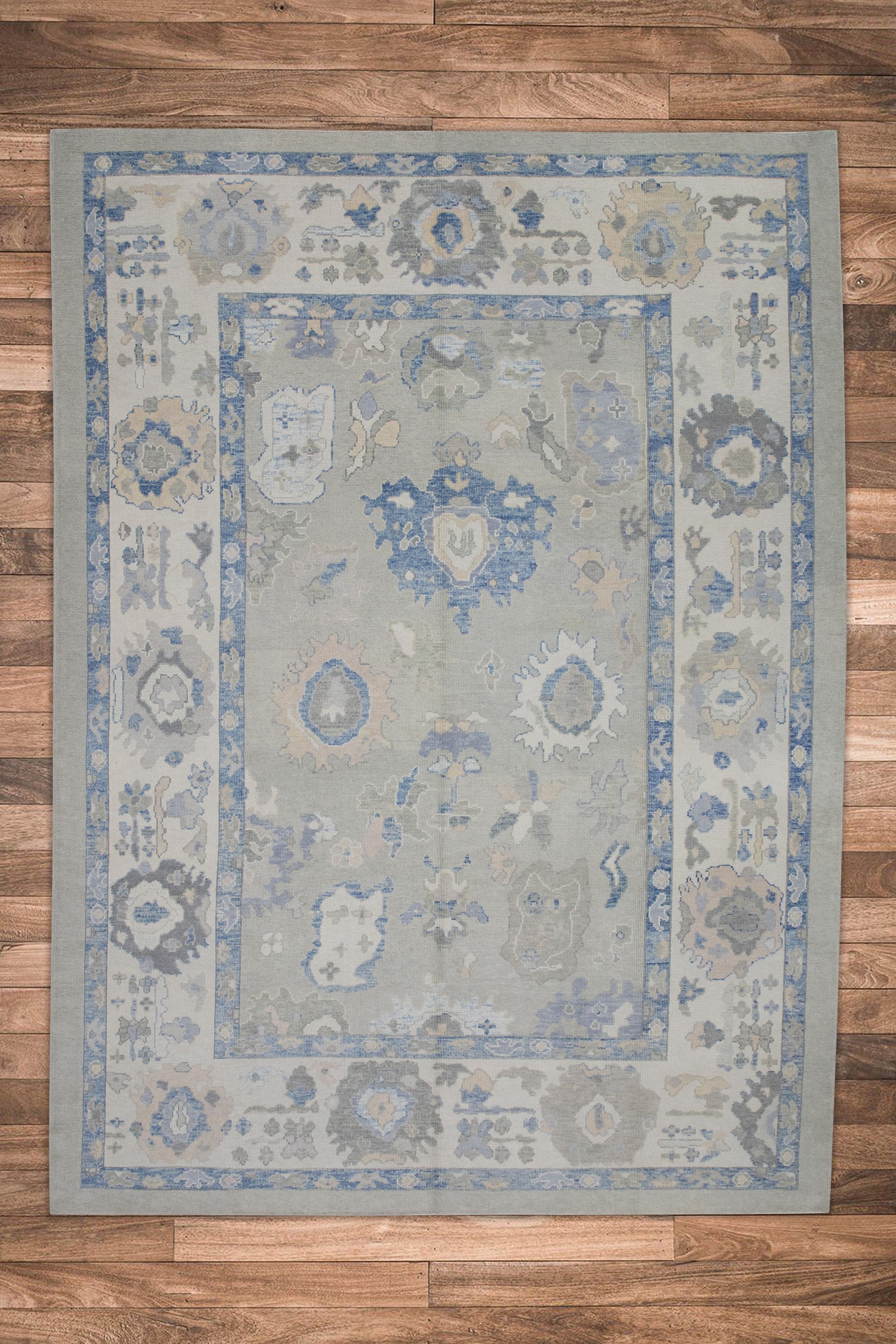 Turkish Oushak Rug 9' x 12'3" #7909