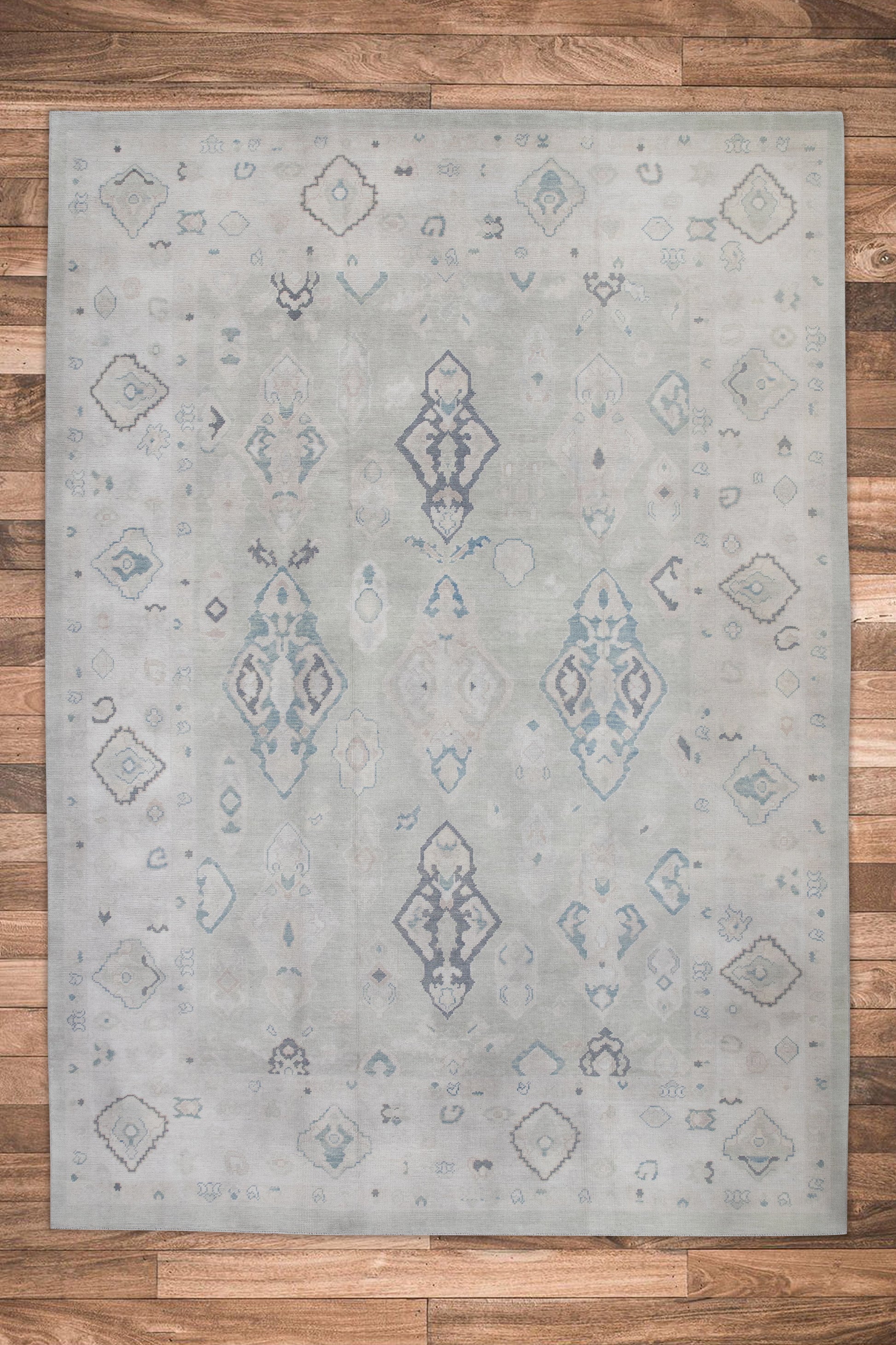 Turkish Oushak Rug 9'3" x 12'7" #8025