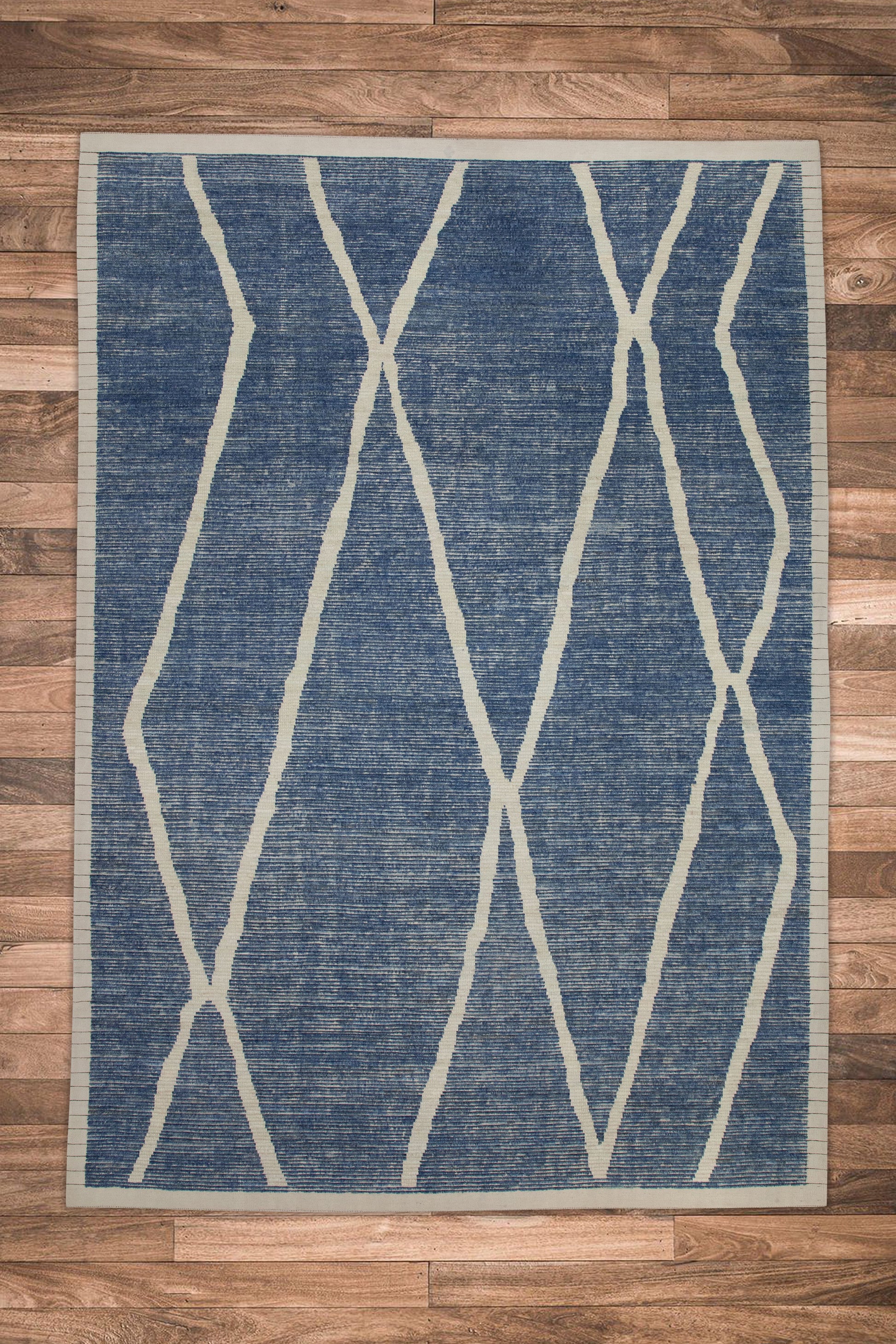 Turkish Tulu Rug Hand Knotted 9'1" x 12'9" #7561
