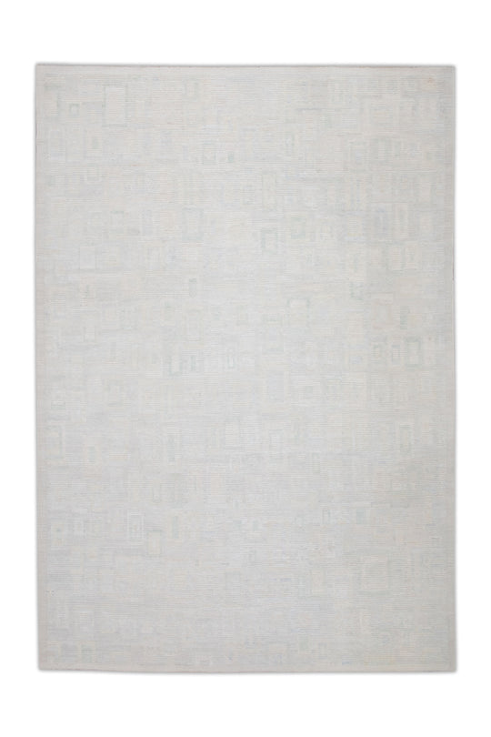 #103 Hand Knotted Turkish Modern Rug 9' x 12'