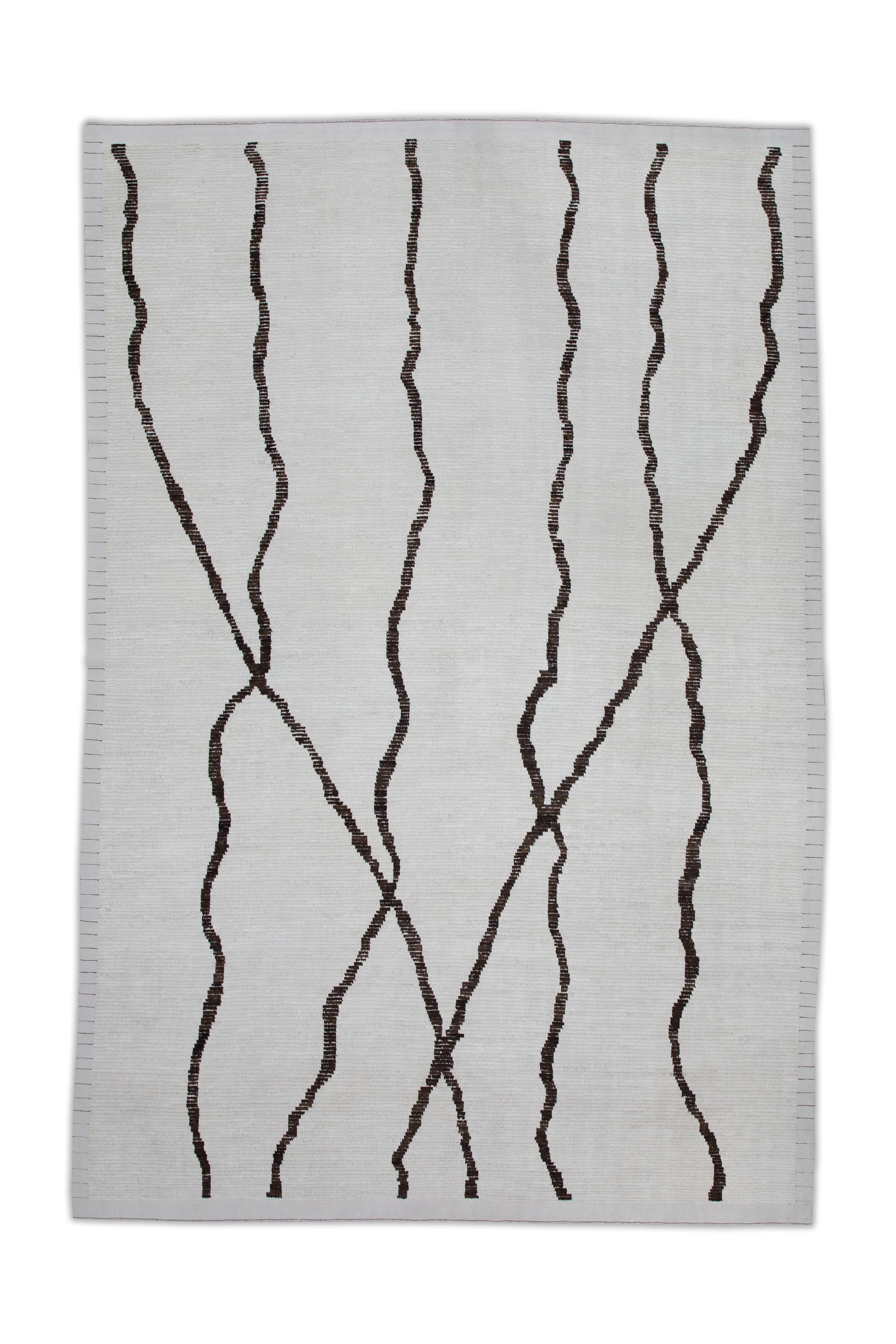Turkish Tulu Rug Hand Knotted 9' x 12'9" #8170