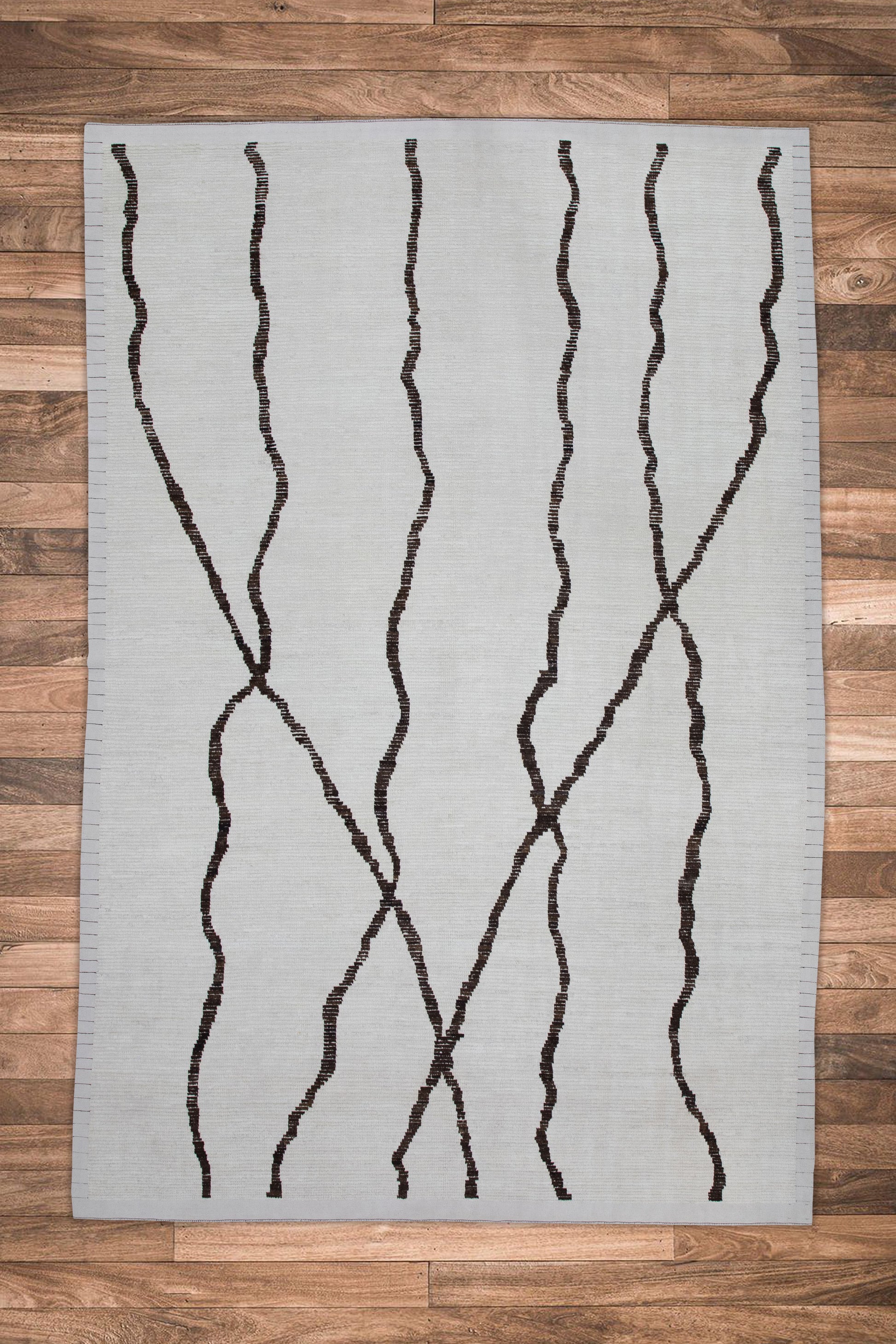 Turkish Tulu Rug Hand Knotted 9' x 12'9" #8170