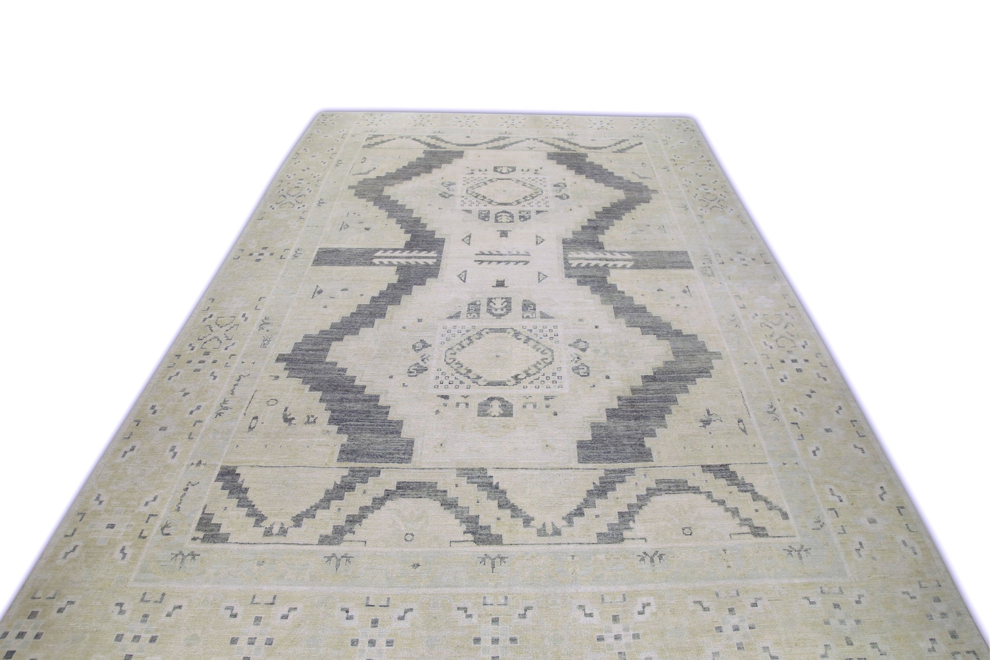 Turkish Antique Look Oushak Rug 11'3" x 15' #01