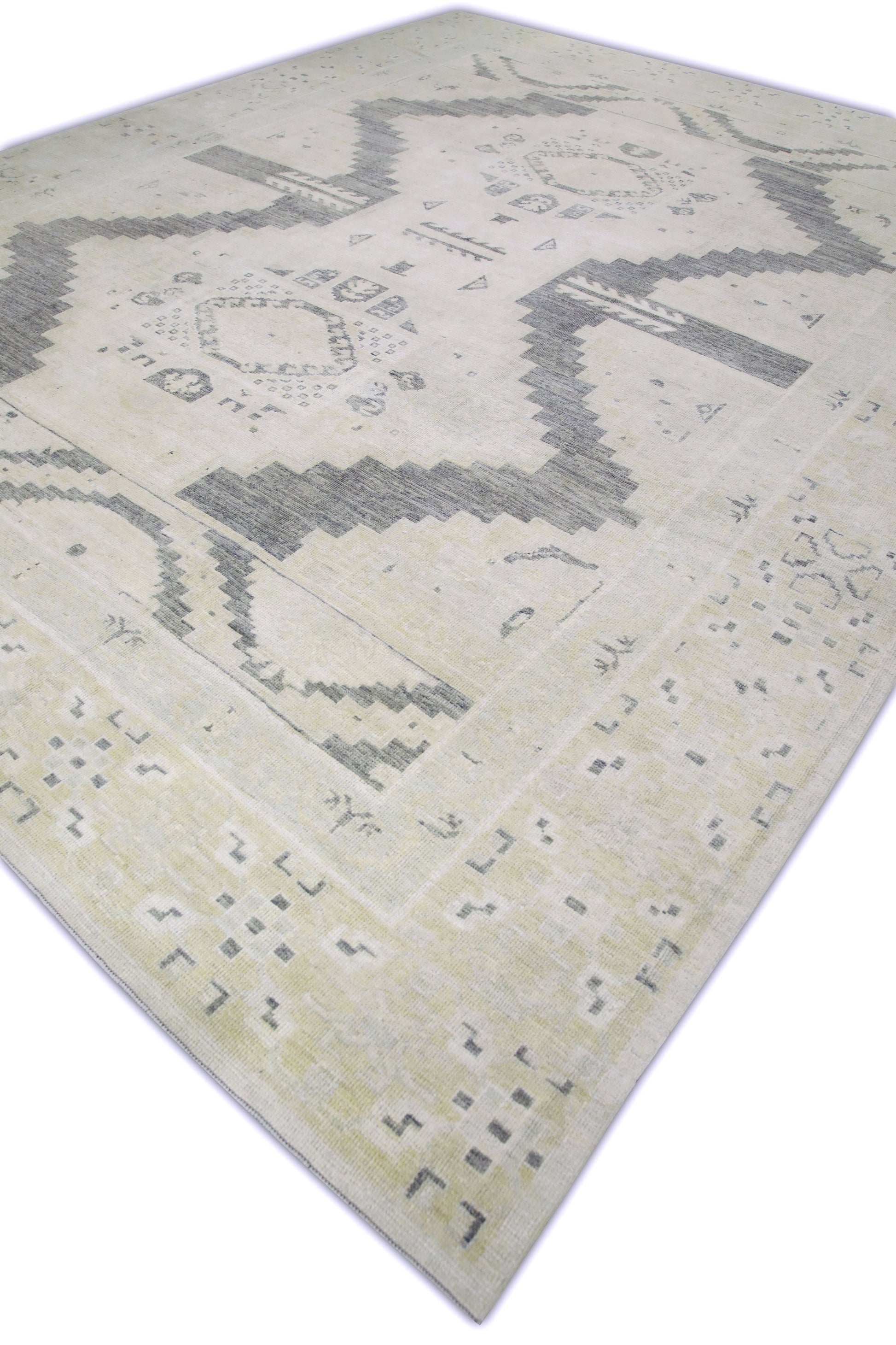 Turkish Antique Look Oushak Rug 11'3" x 15' #01