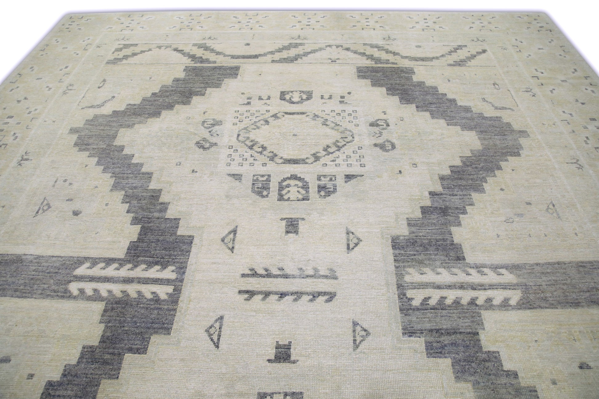 Turkish Antique Look Oushak Rug 11'3" x 15' #01