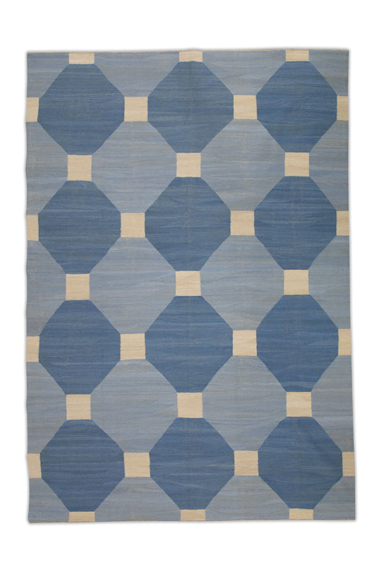 #7679 Oriental Flat Weave Turkish Kilim 9' x 12'7"