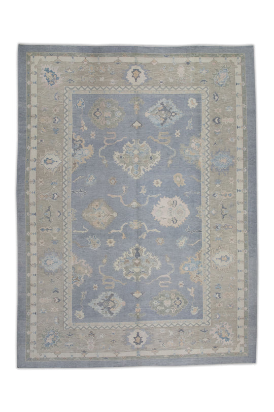 #8173 Turkish Oushak 9'11" x 13'8"