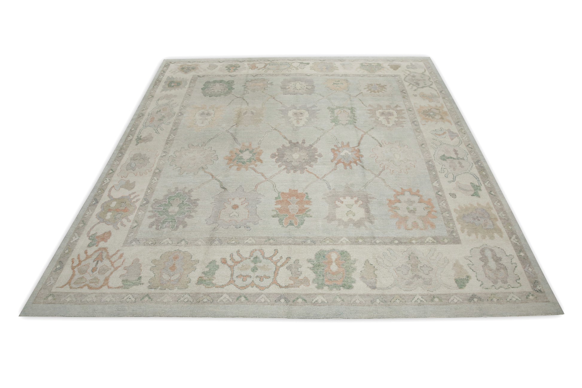 Turkish Oushak Rug 10'2" x 10'11" #8348