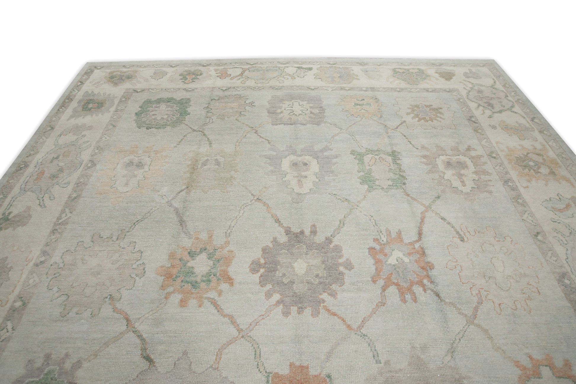 Turkish Oushak Rug 10'2" x 10'11" #8348