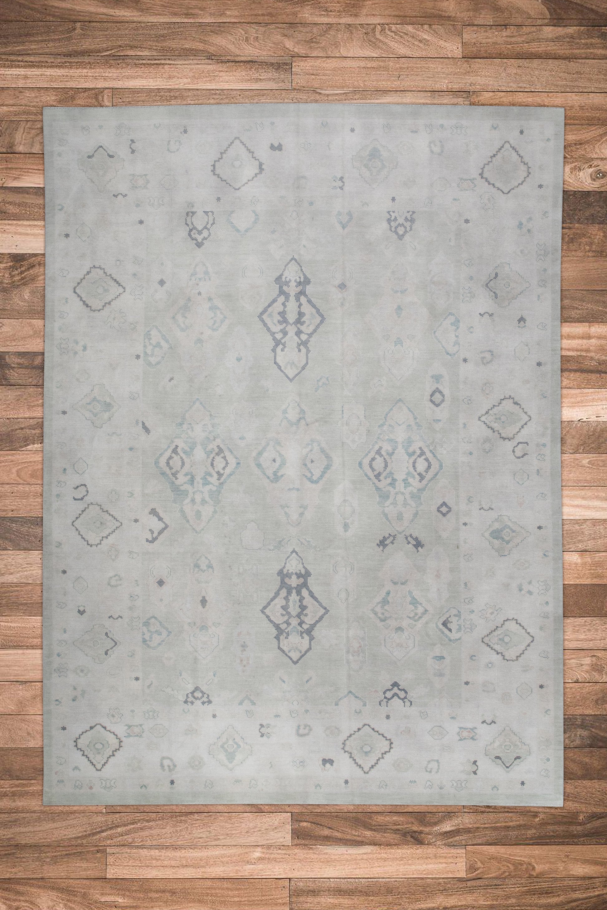 Turkish Oushak Rug 9'8" x 12'10" #8026