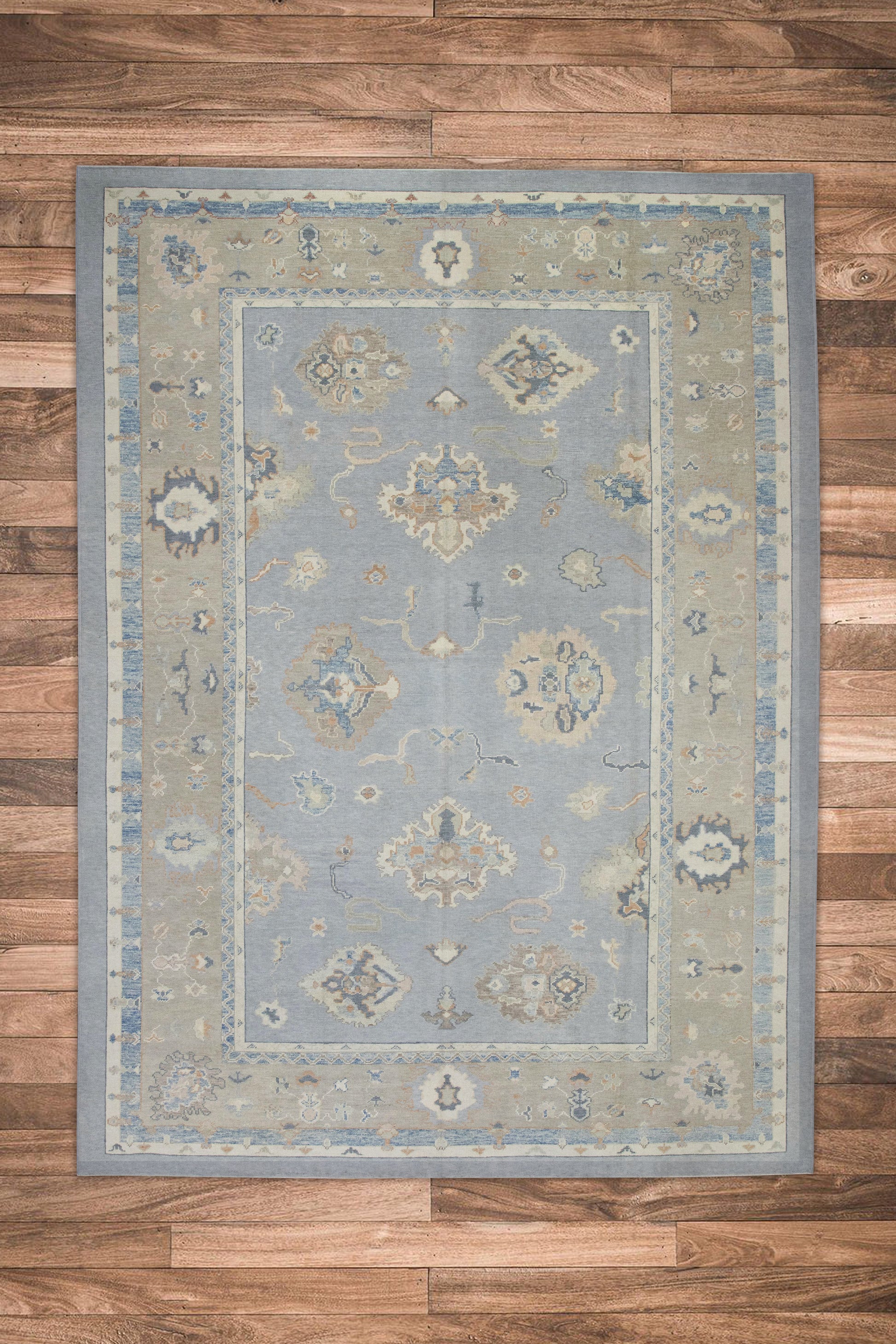 Turkish Oushak Rug 9'9" x 13'3" #7557