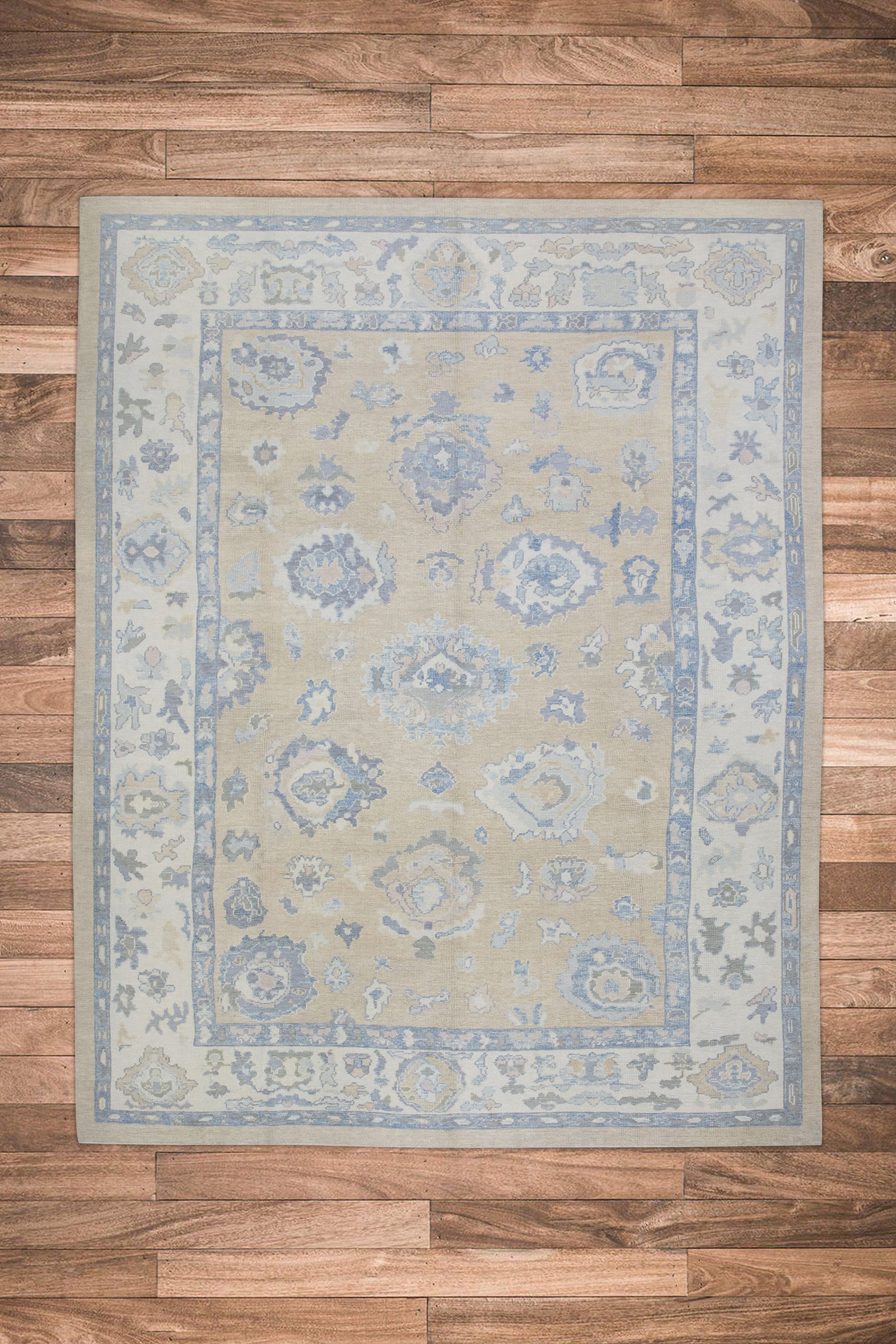 Turkish Oushak Rug 9'4" x 12'2" #10954