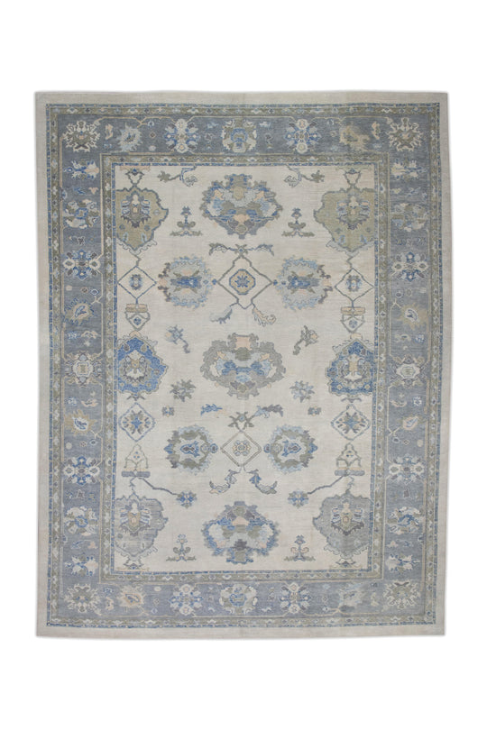 #7717 Turkish Oushak 9'9" x 13'2"