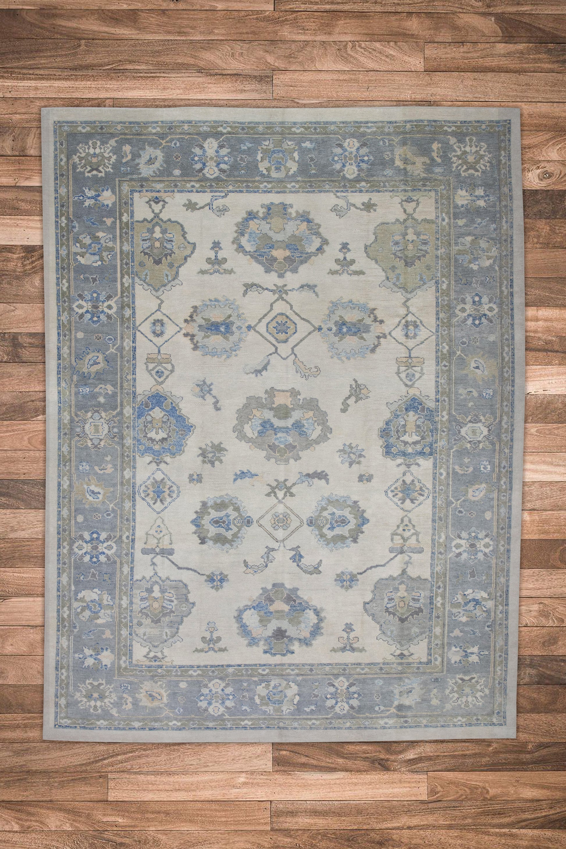Turkish Oushak Rug 9'9" x 13'2" #7717