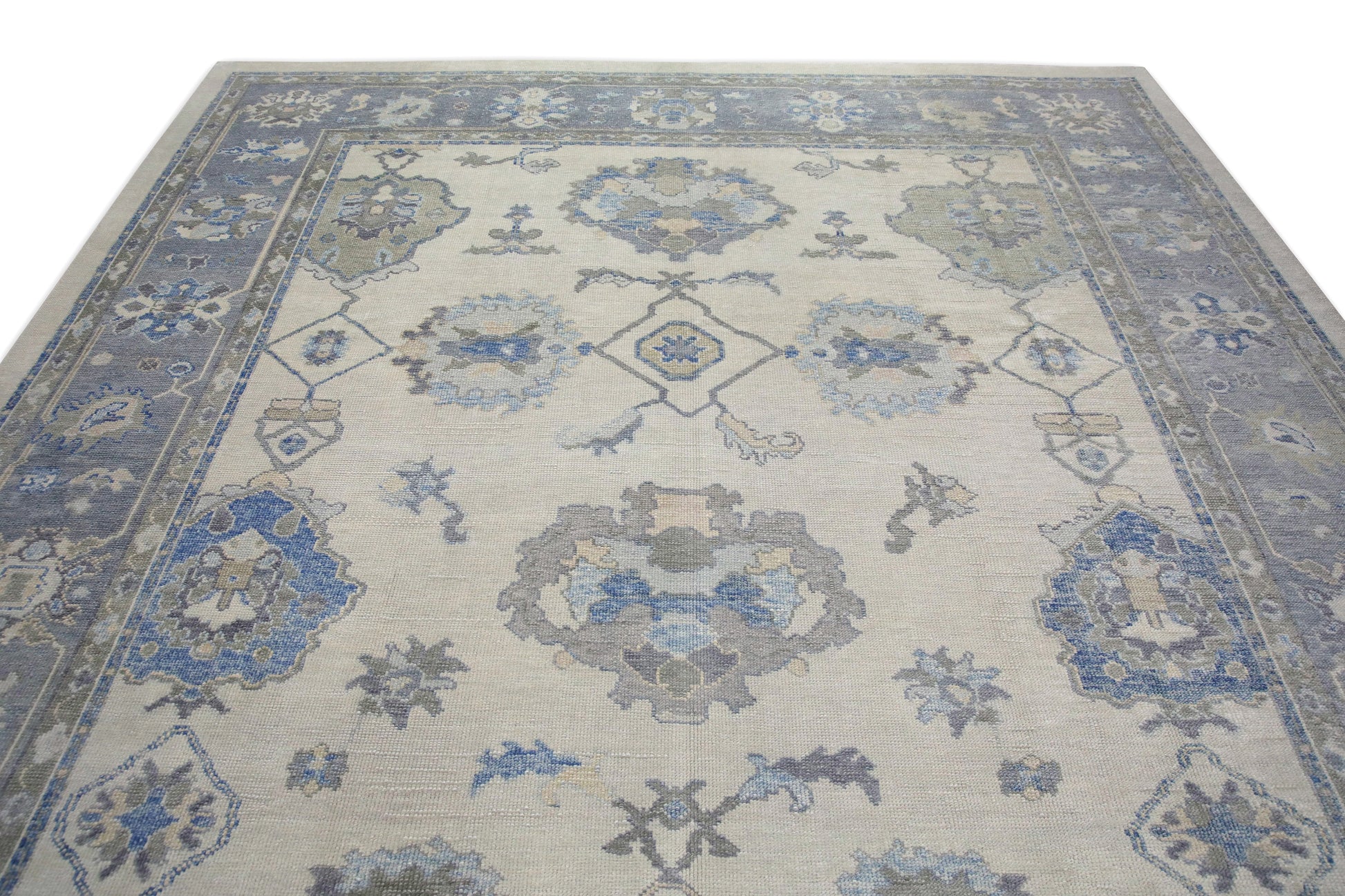 Turkish Oushak Rug 9'9" x 13'2" #7717