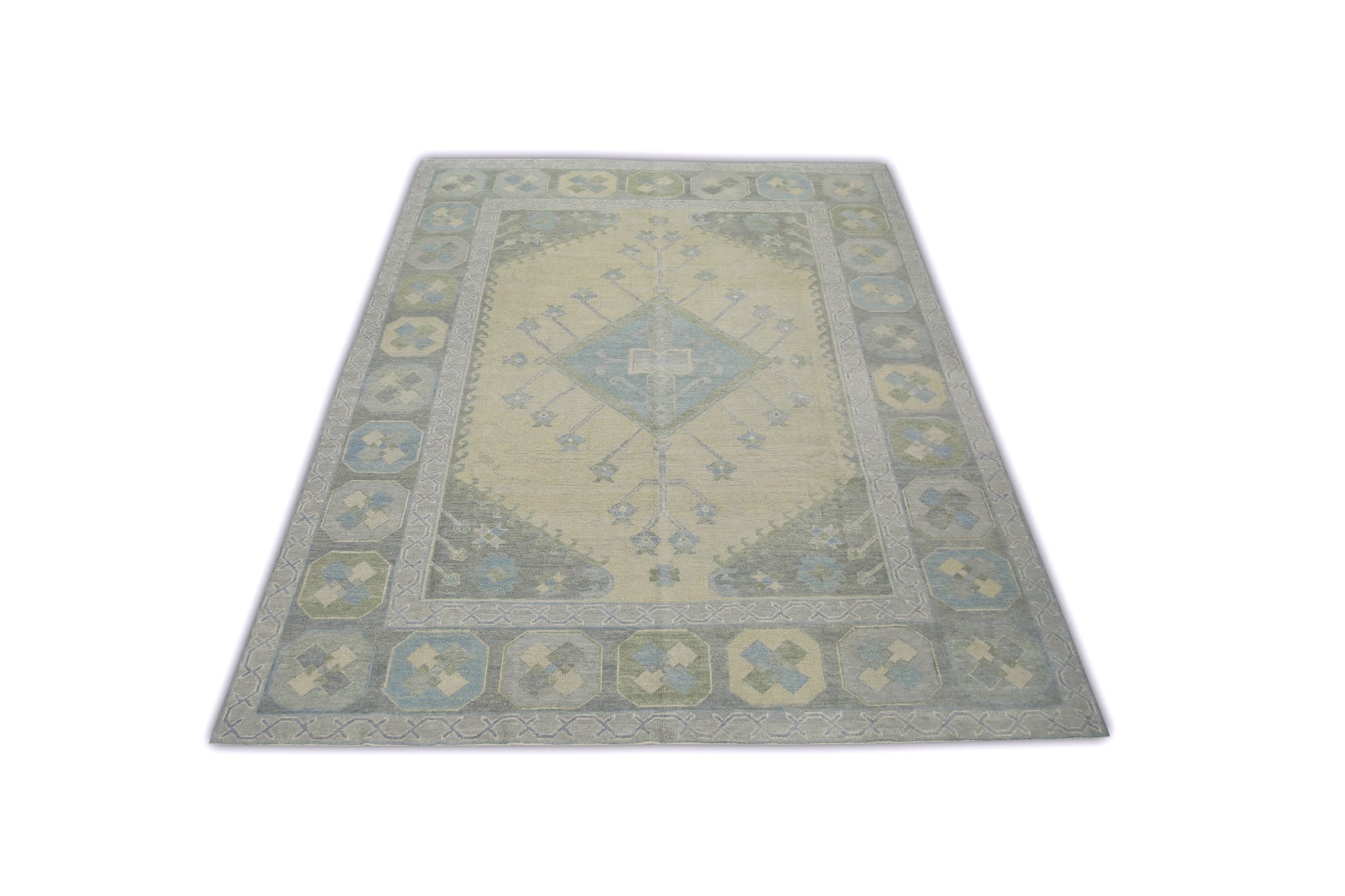 Turkish Oushak Rug 8'7" x 11'3" #10872