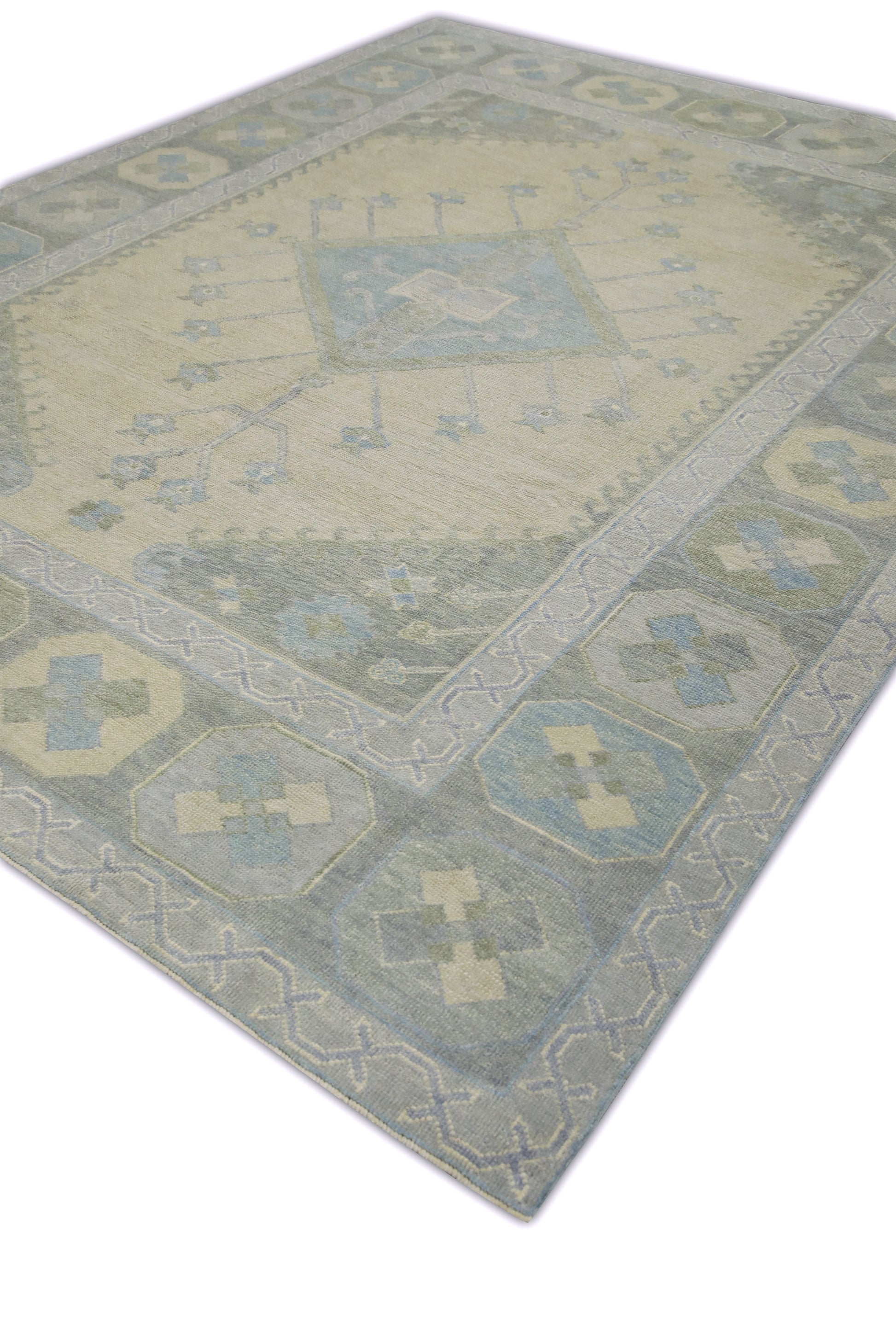 Turkish Oushak Rug 8'7" x 11'3" #10872