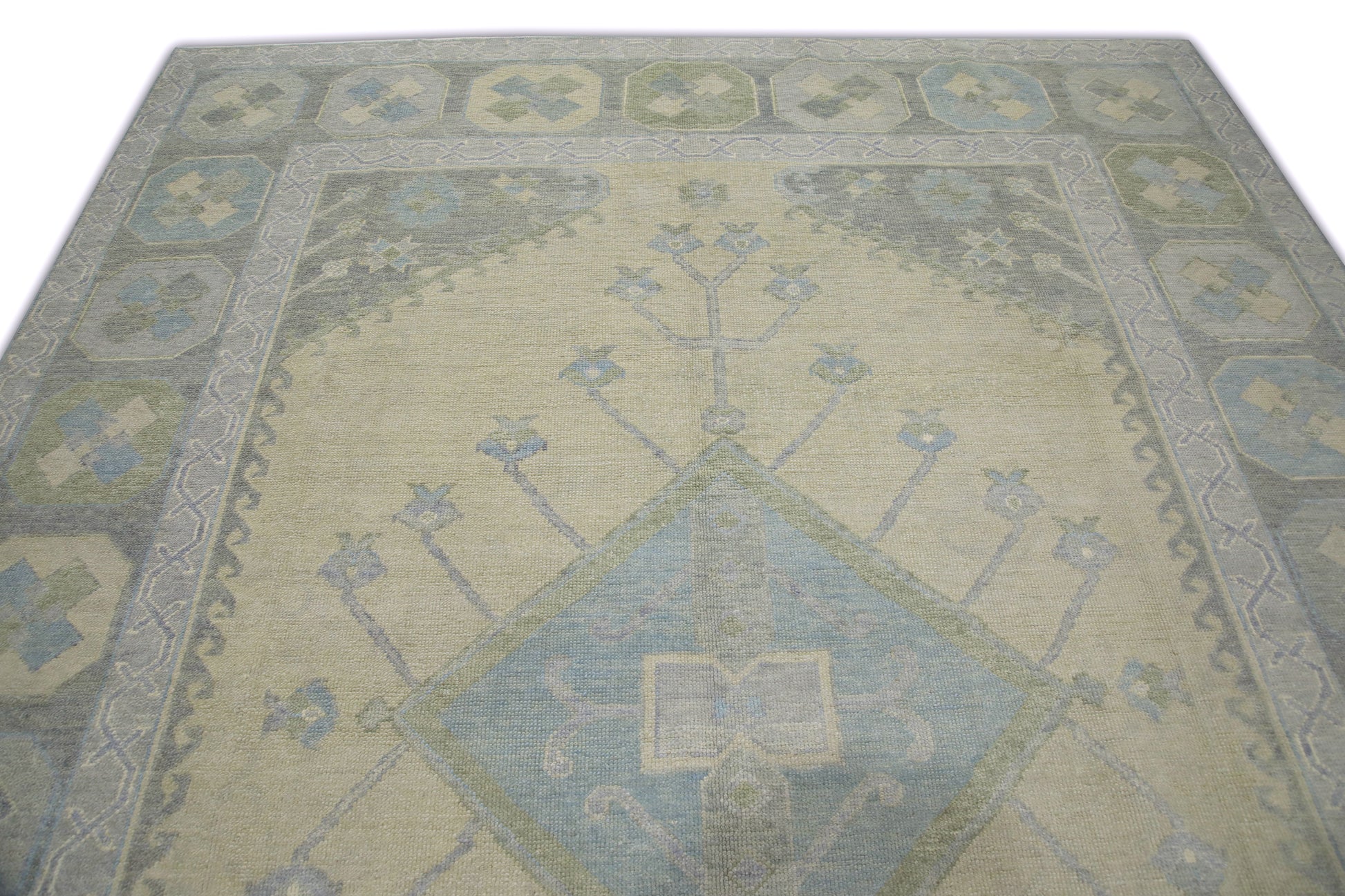 Turkish Oushak Rug 8'7" x 11'3" #10872
