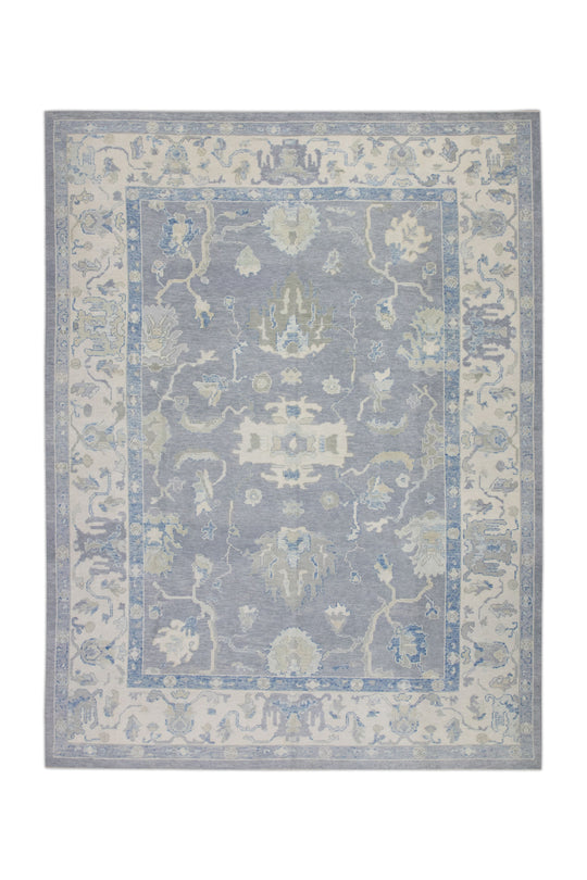 #11048 Turkish Oushak 9'3" x 12'2"