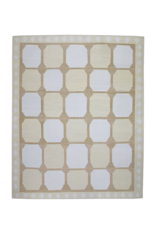 #10936 Oriental Flat Weave Turkish Kilim 10'6" x 13'2"