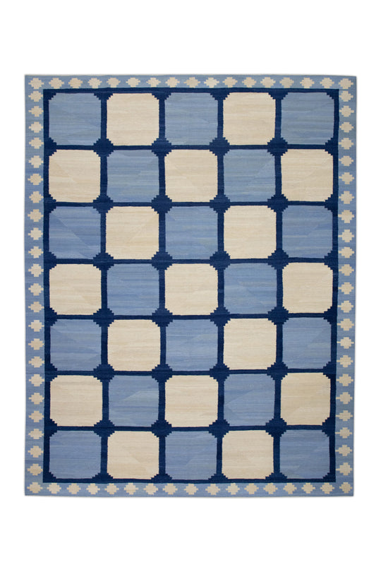 #11037 Oriental Flat Weave Turkish Kilim 9'7" x 12'3"