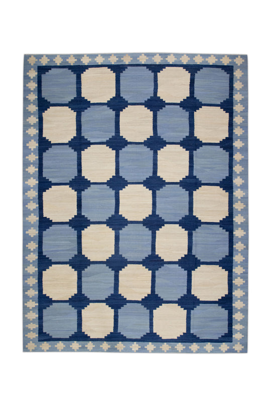 #11068 Oriental Flat Weave Turkish Kilim 10'6" x 14'