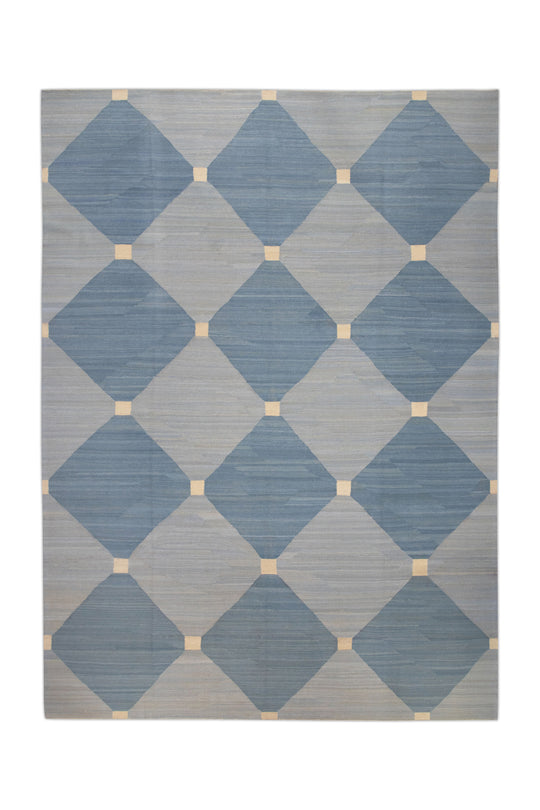 #10839 Oriental Flat Weave Turkish Kilim 10'3" x 14'2"