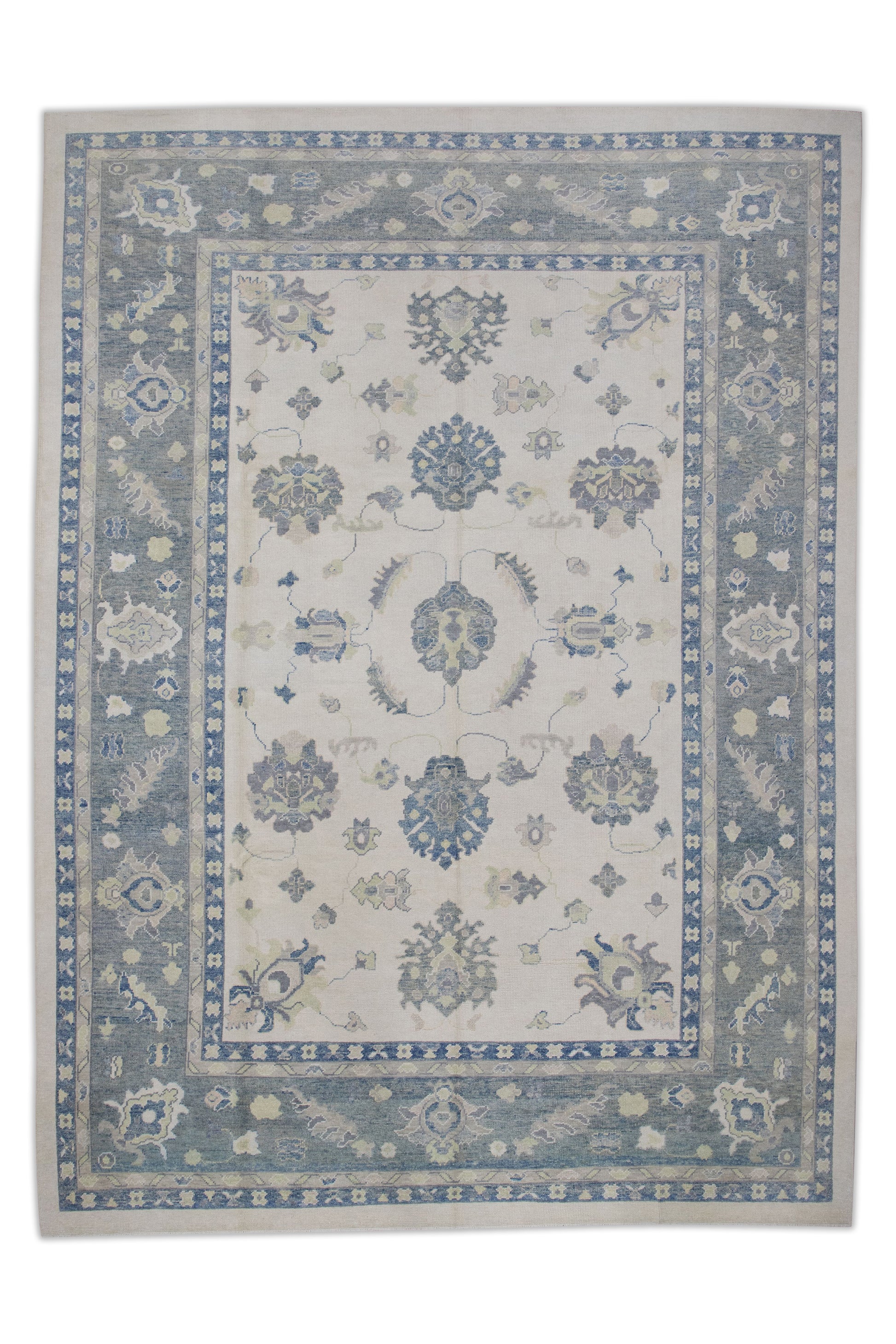 Turkish Oushak Rug 9'6" x 13'10" #7768