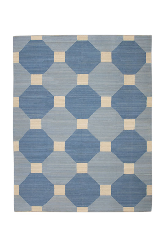 #10914 Oriental Flat Weave Turkish Kilim 8'6" x 11'1"