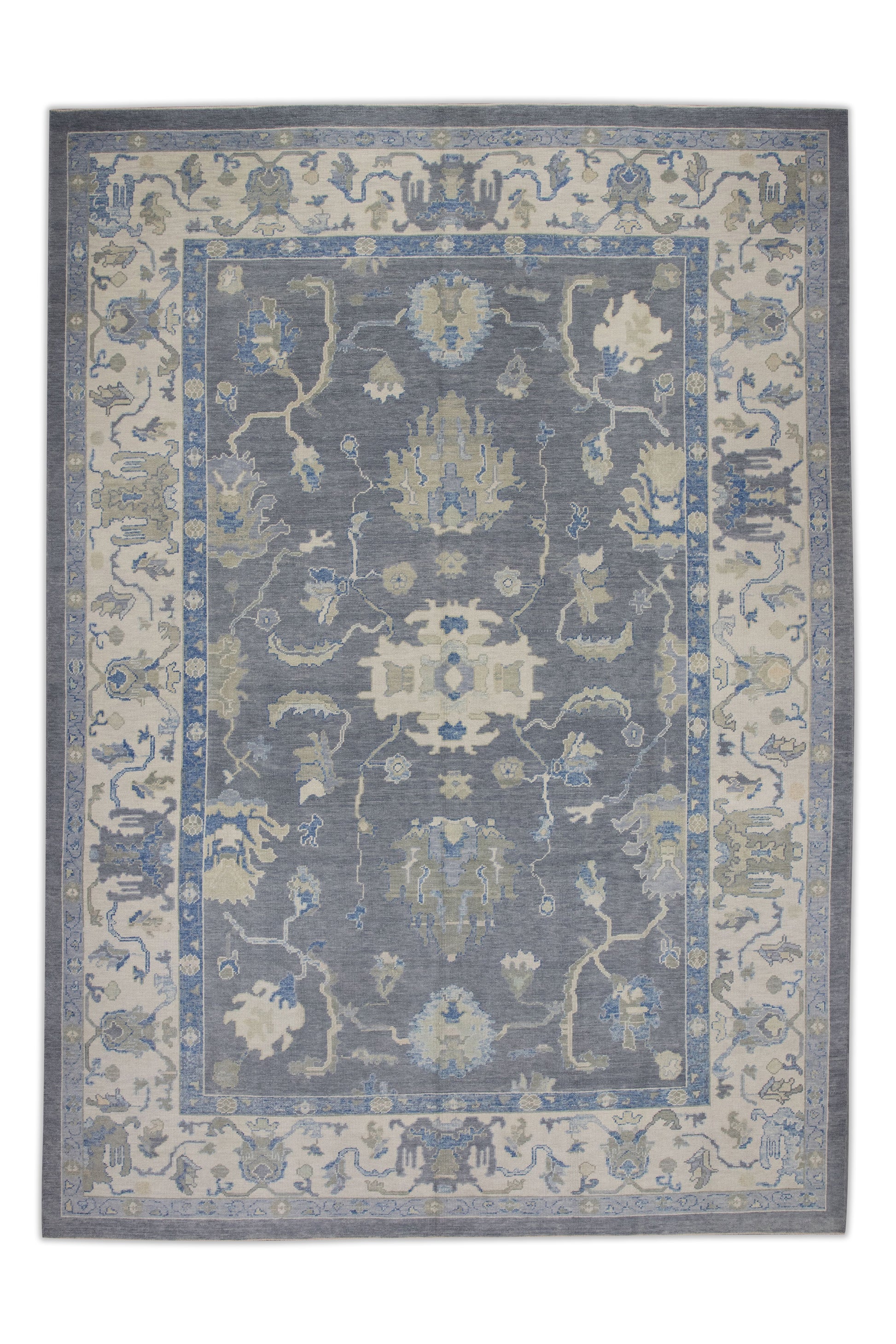 Turkish Oushak Rug 9'9" x 13'11" #7551