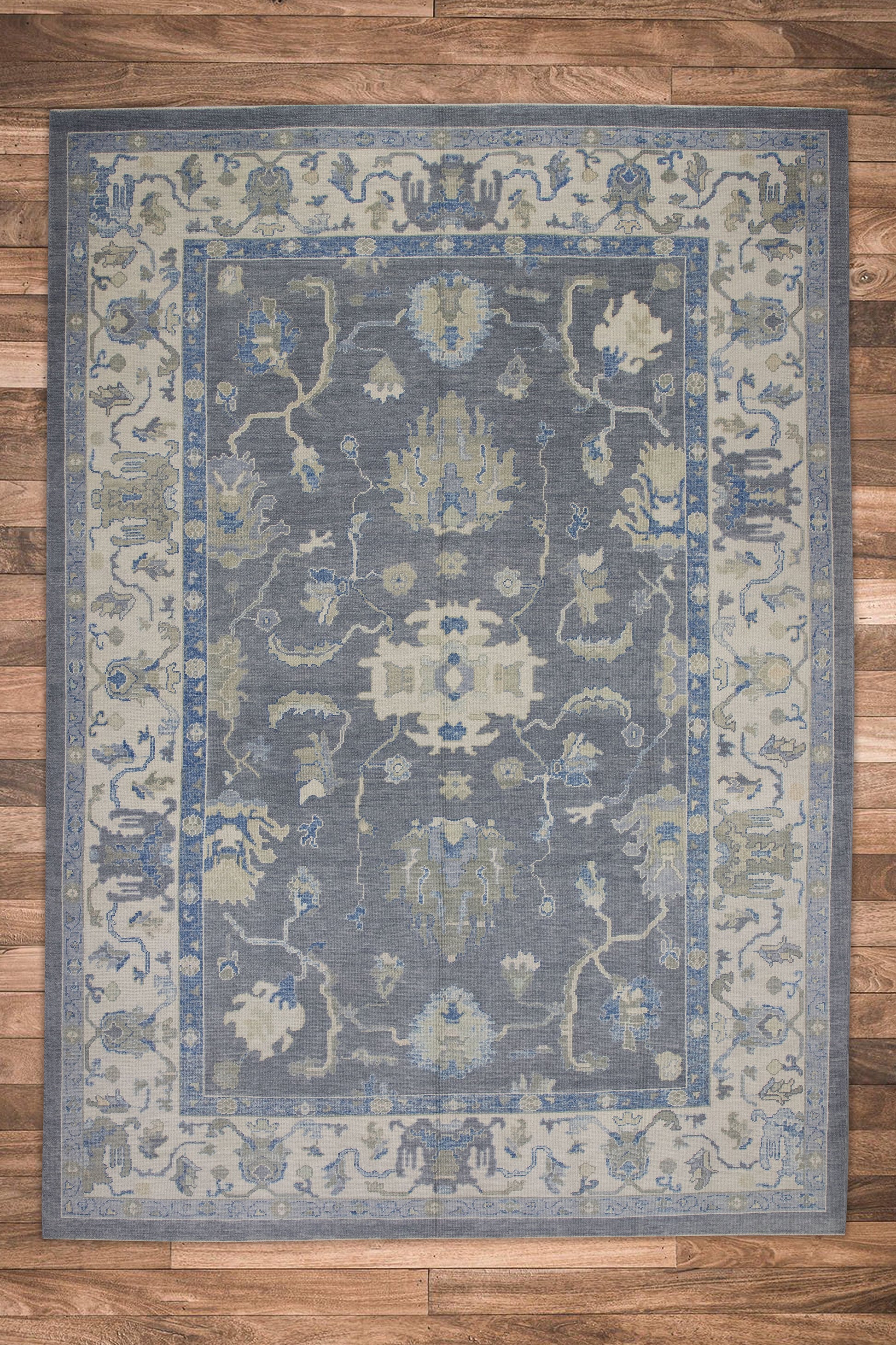 Turkish Oushak Rug 9'9" x 13'11" #7551