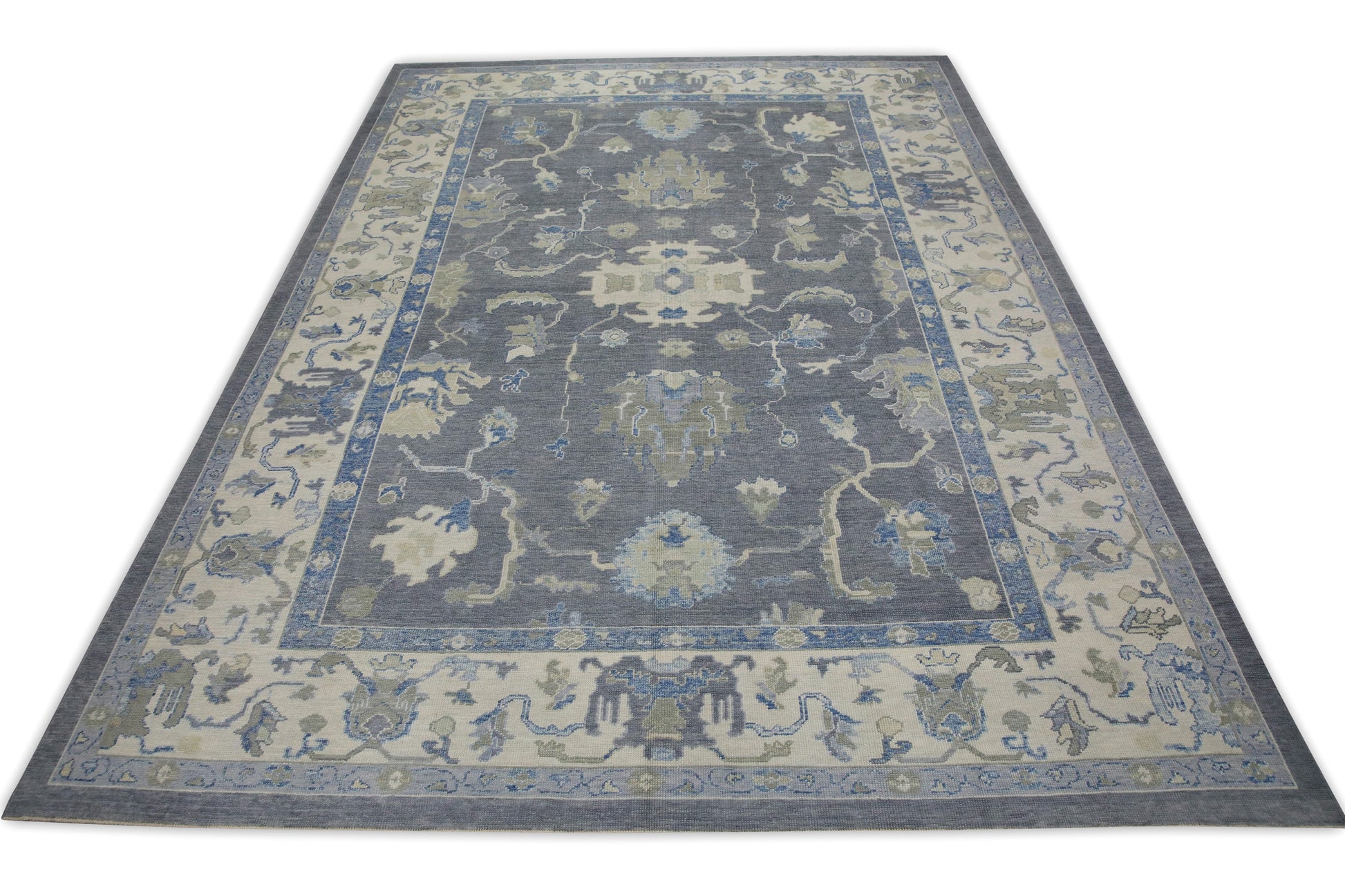 Turkish Oushak Rug 9'9" x 13'11" #7551