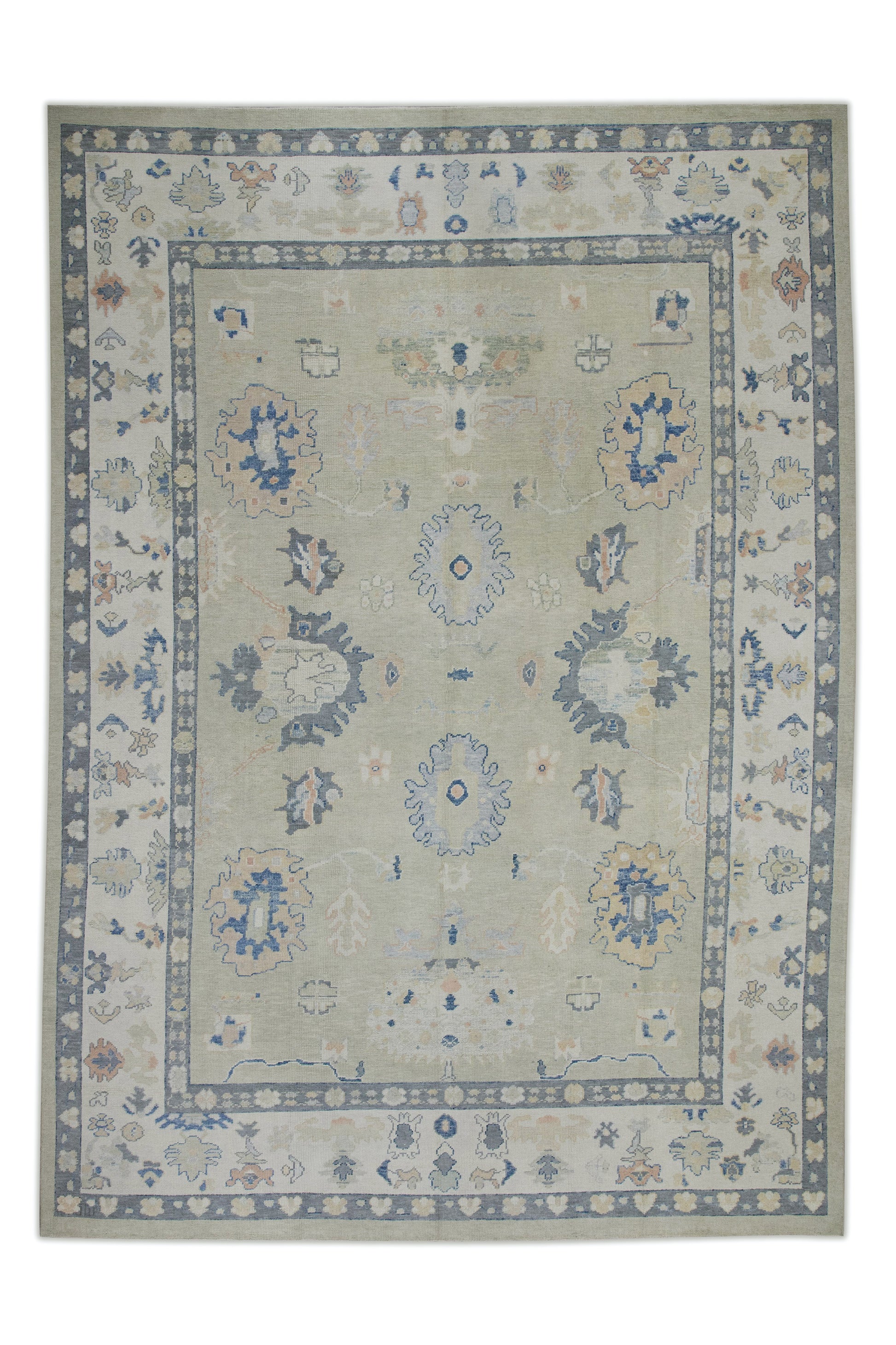 Turkish Oushak Rug 9'11" x 14' #7977