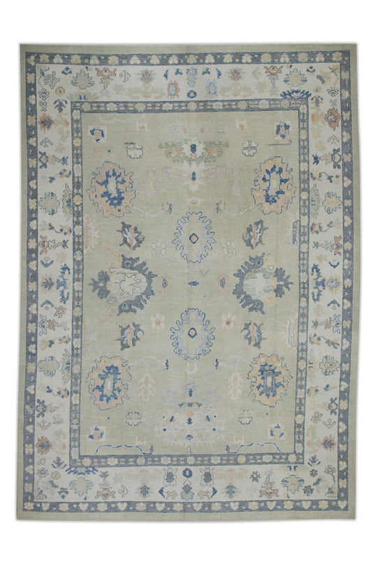 #7977 Turkish Oushak 9'11" x 14'