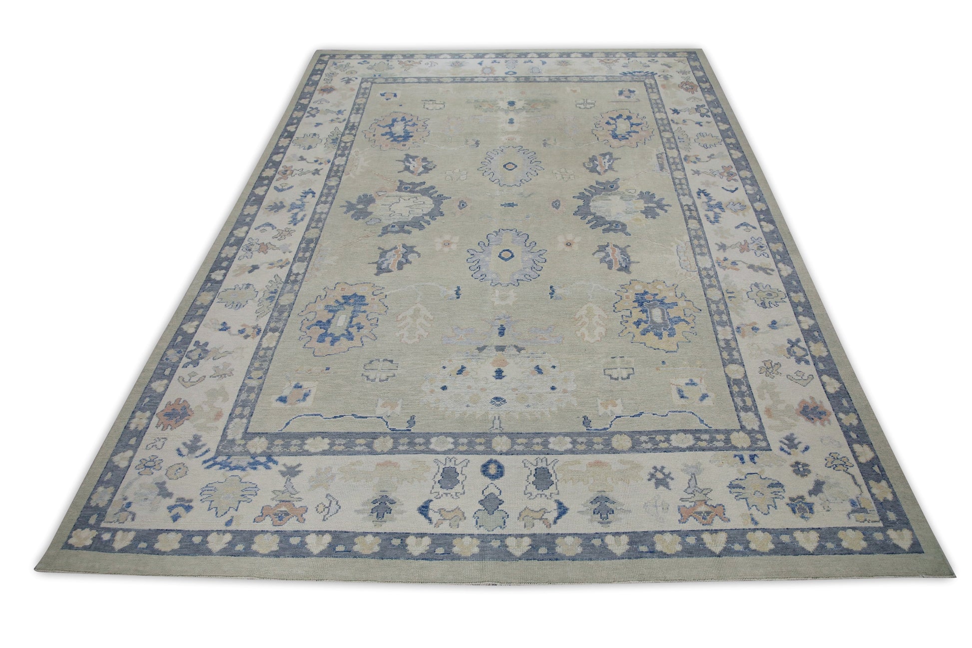 Turkish Oushak Rug 9'11" x 14' #7977