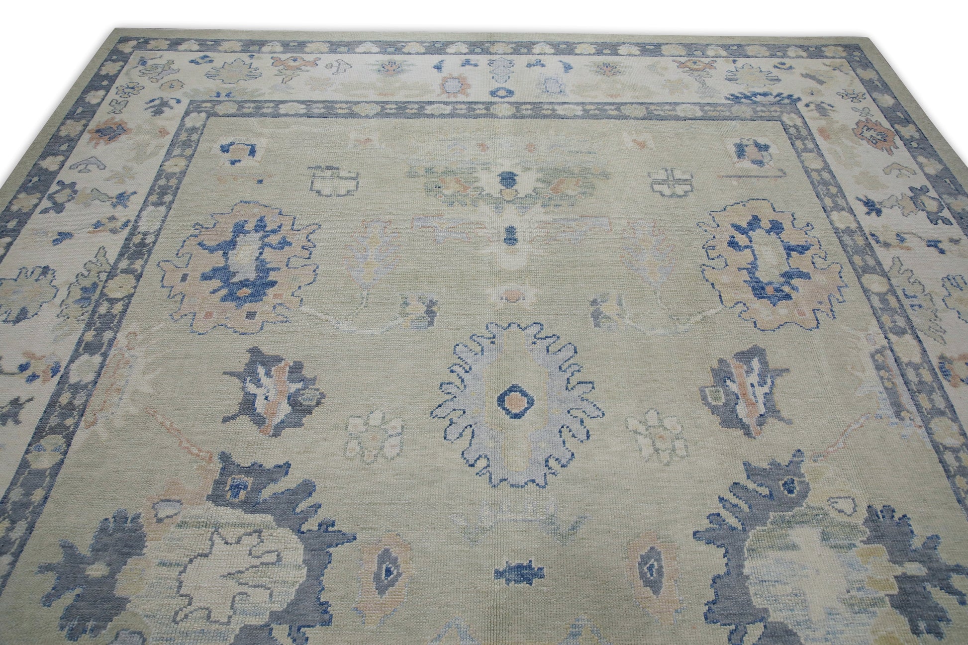 Turkish Oushak Rug 9'11" x 14' #7977