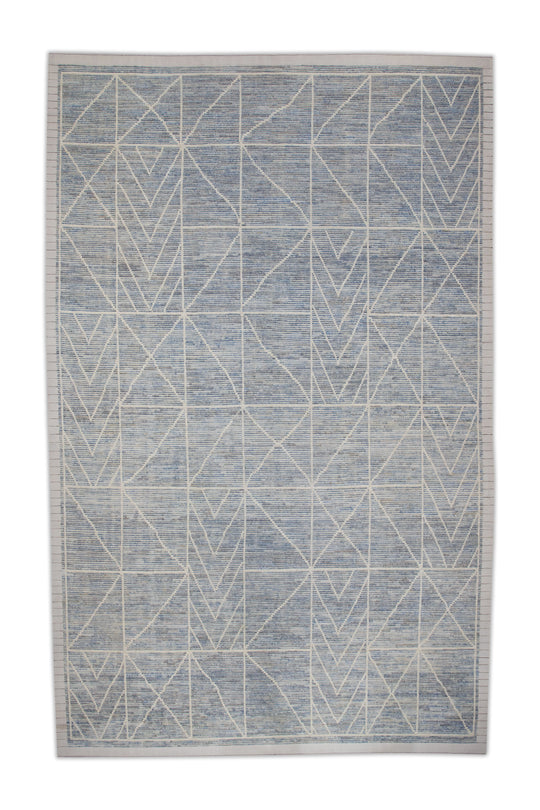 #8178 Hand Knotted Turkish Tulu Rug 9'10" x 14'7"