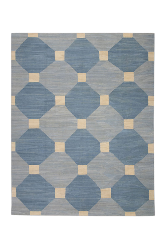 #11260 Oriental Flat Weave Turkish Kilim 9'4" x 12'3"